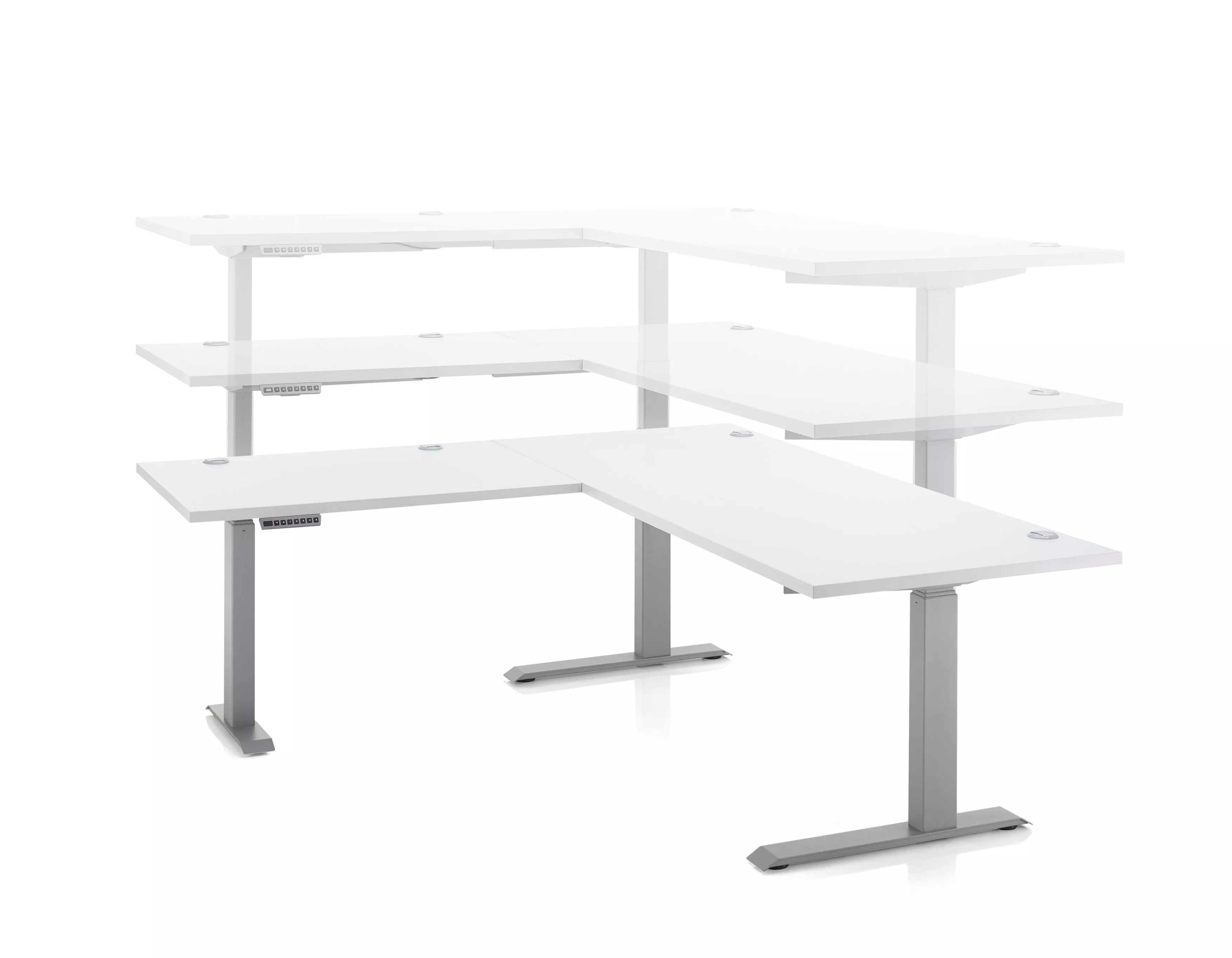Bureau d'angle assis/debout Tom II