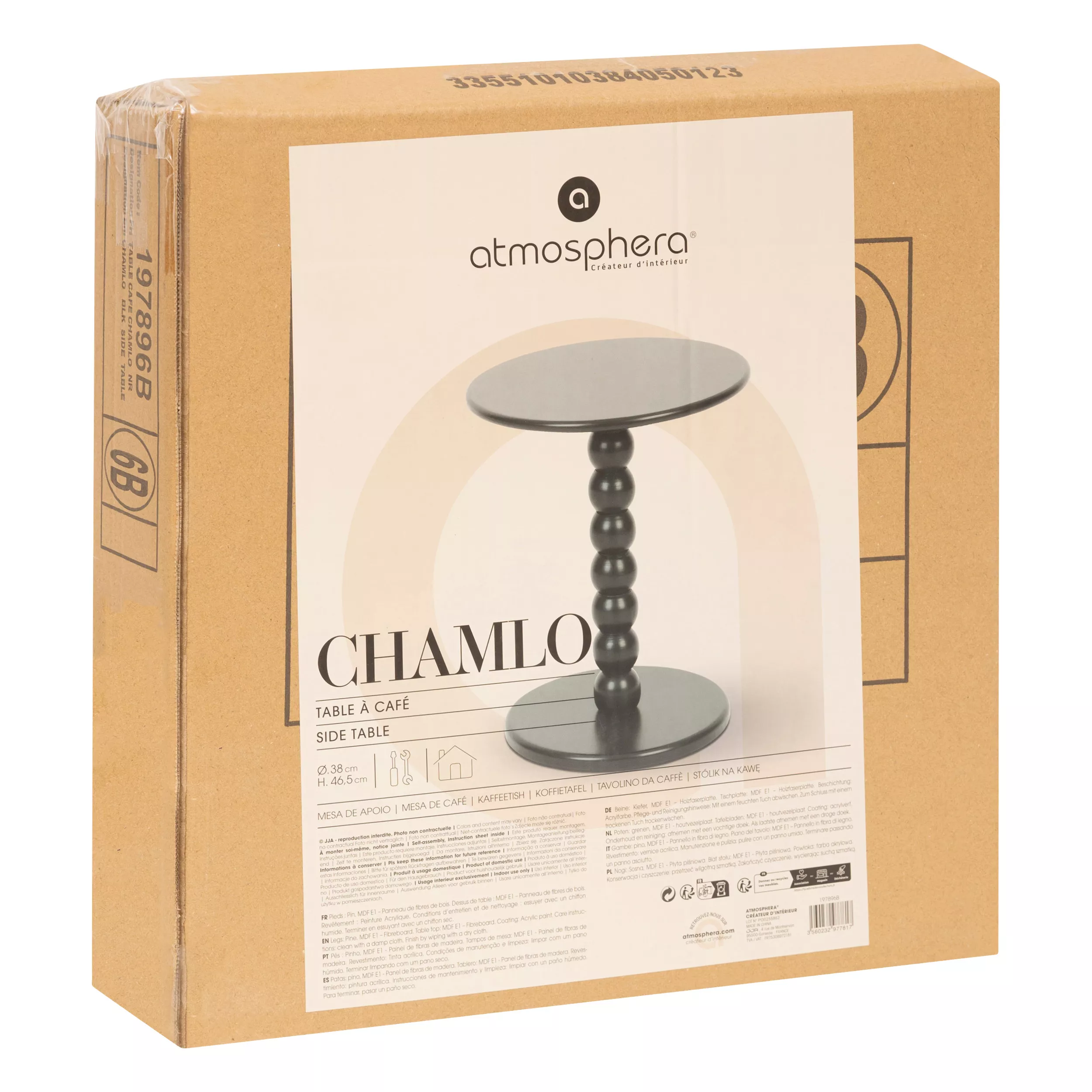 Table d'appoint ronde CHAMLO