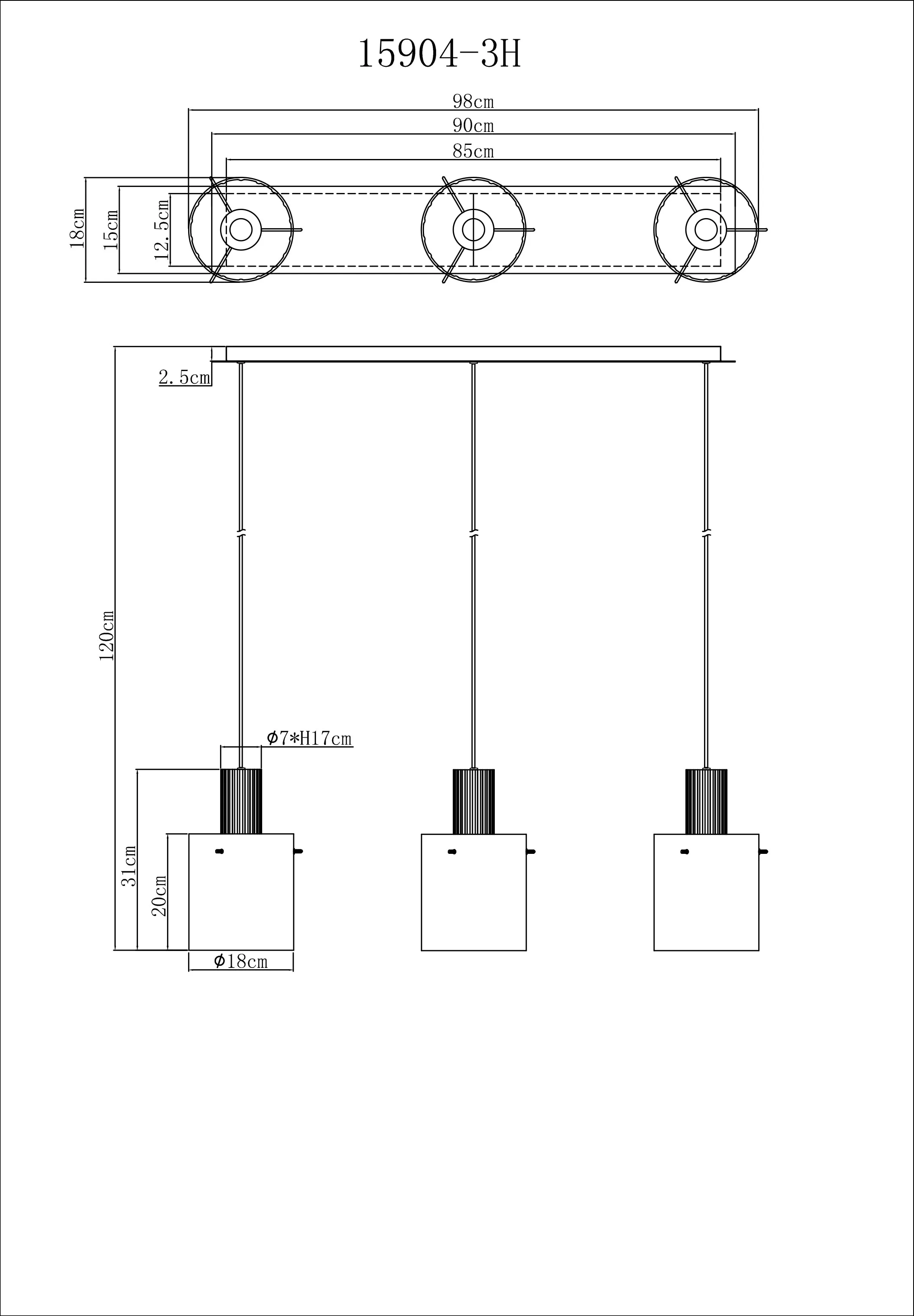 Suspension TULIVAR