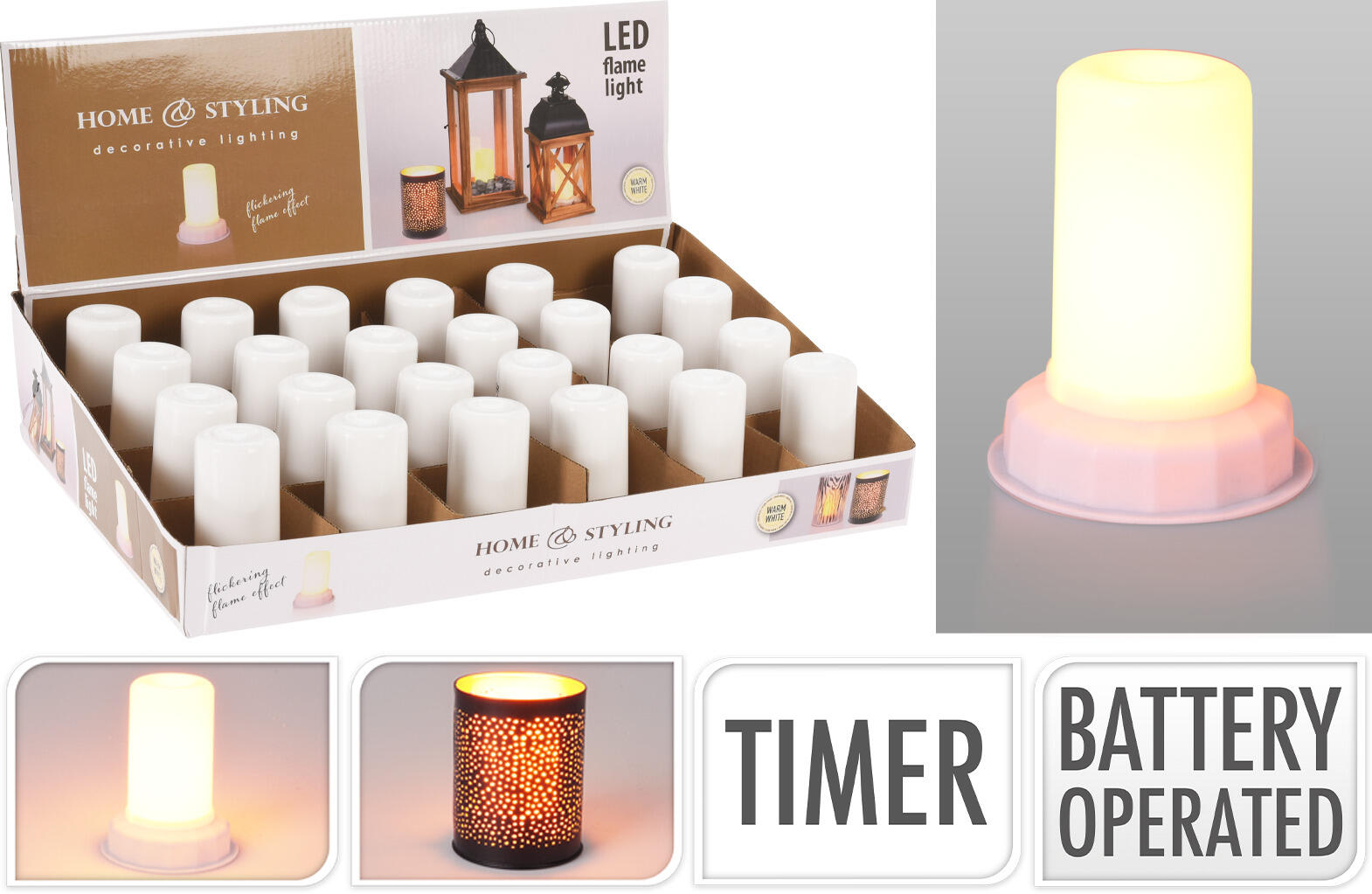 Lumière LED scintillante EH Lumière LED scintillante EH