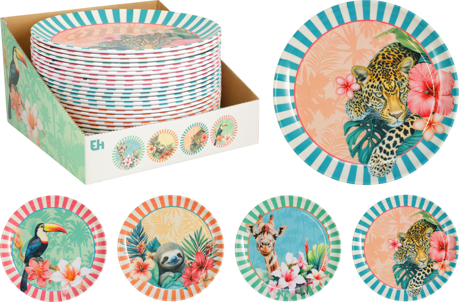 Assiette jungle EH