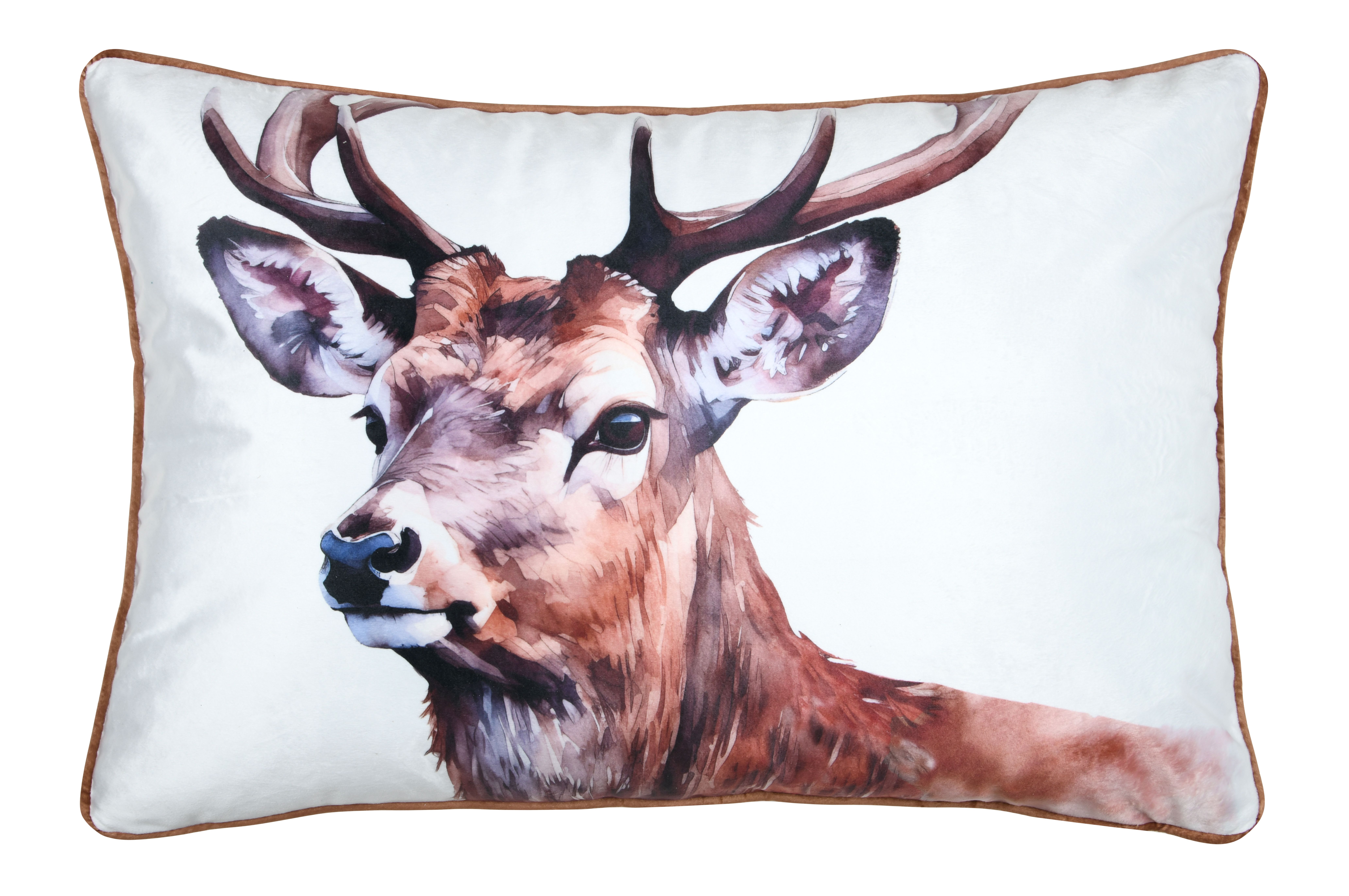 Coussin décoratif cerf HOMETEX Coussin décoratif cerf HOMETEX