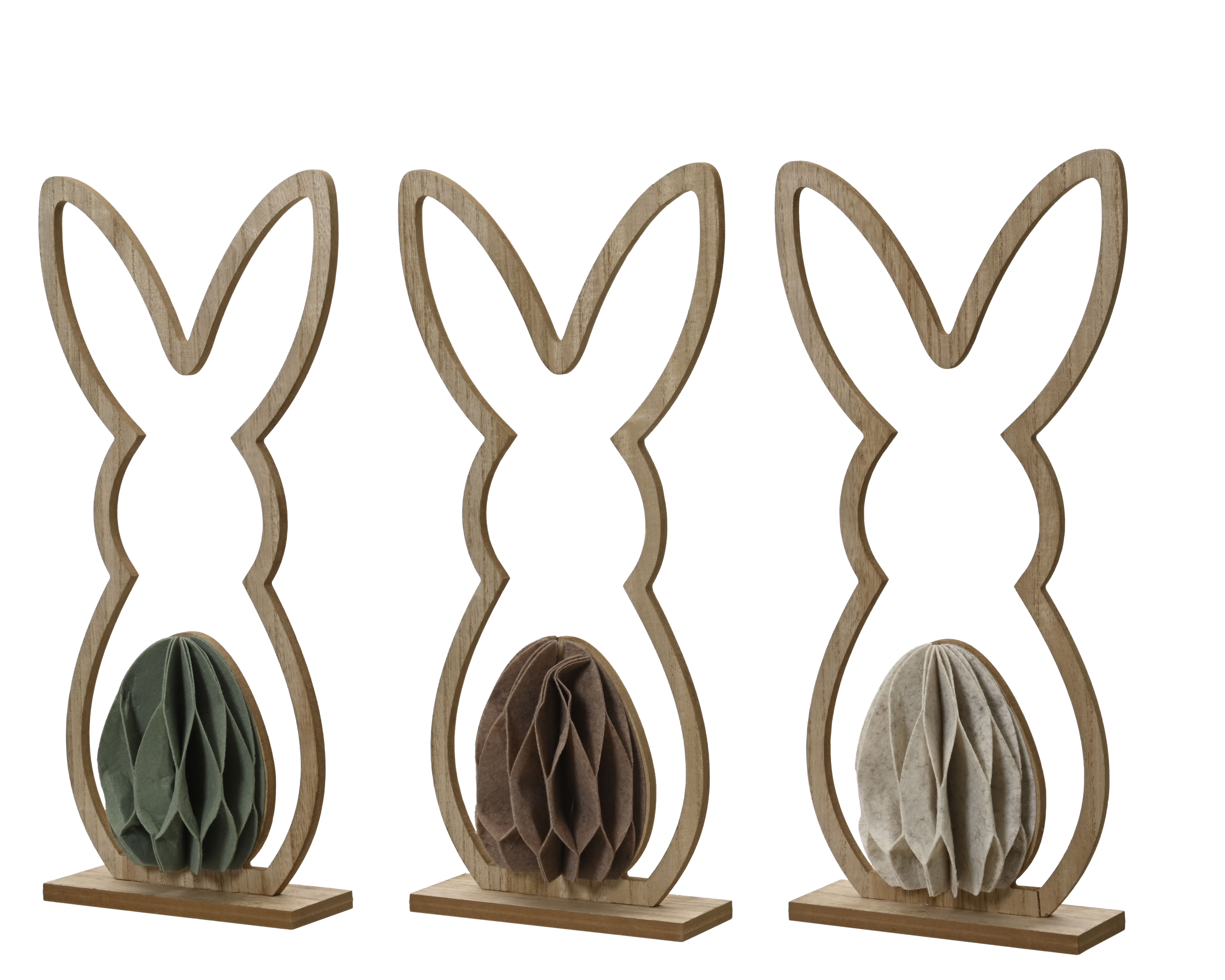 Figurine lièvre avec œuf EASTER