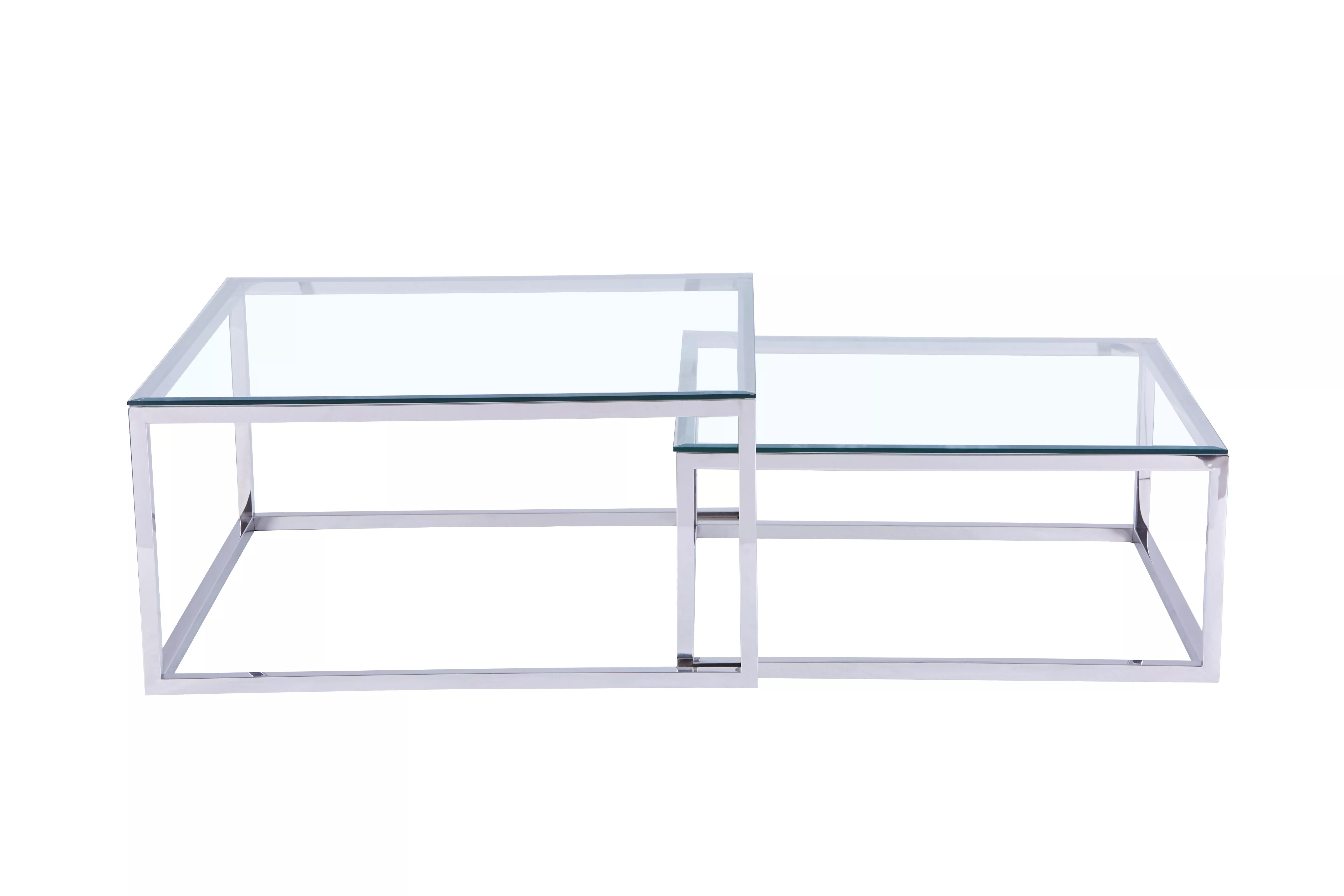 Lot de 2 tables gigognes C89A