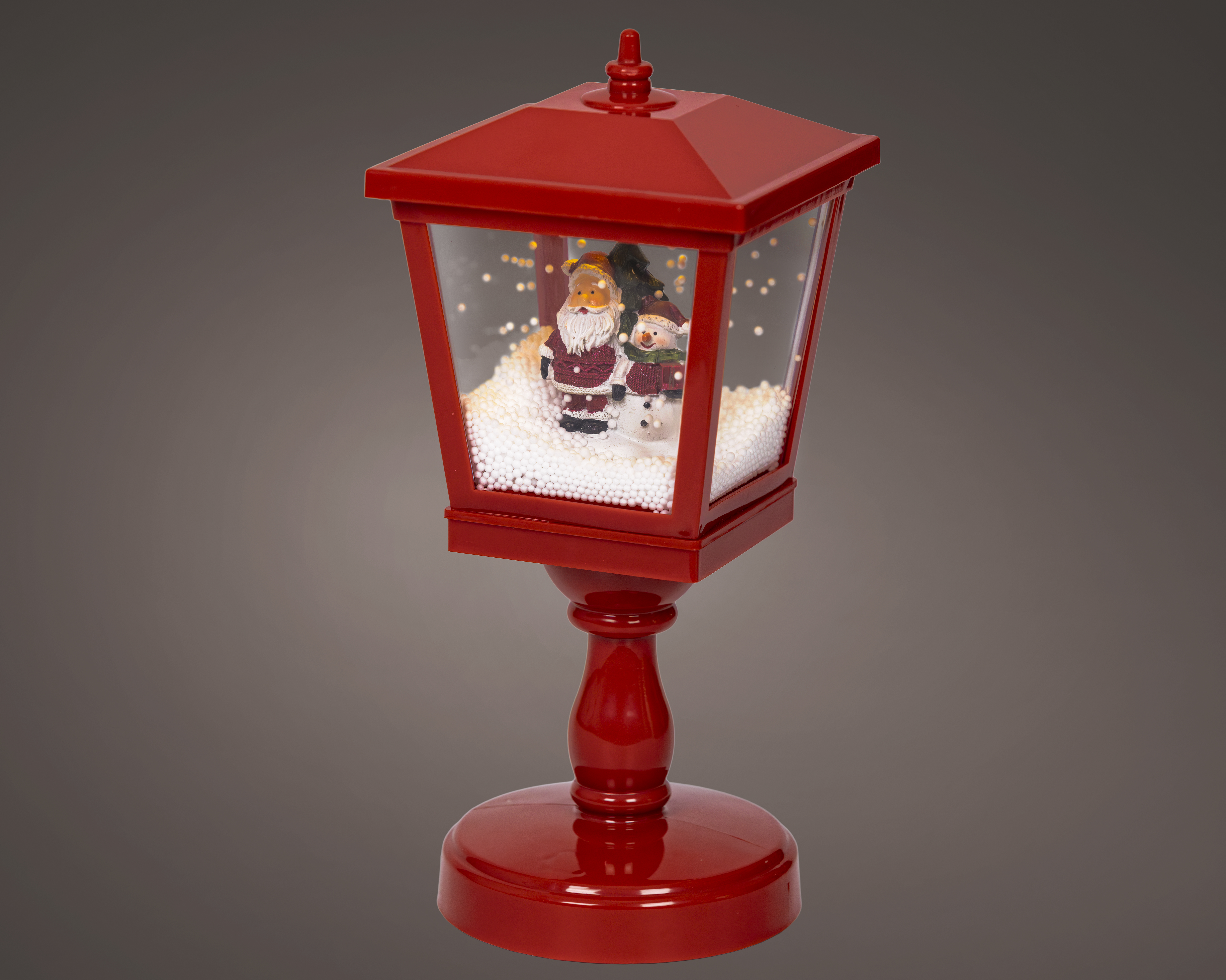Lanterne chute de neige LED CHRISTMAS