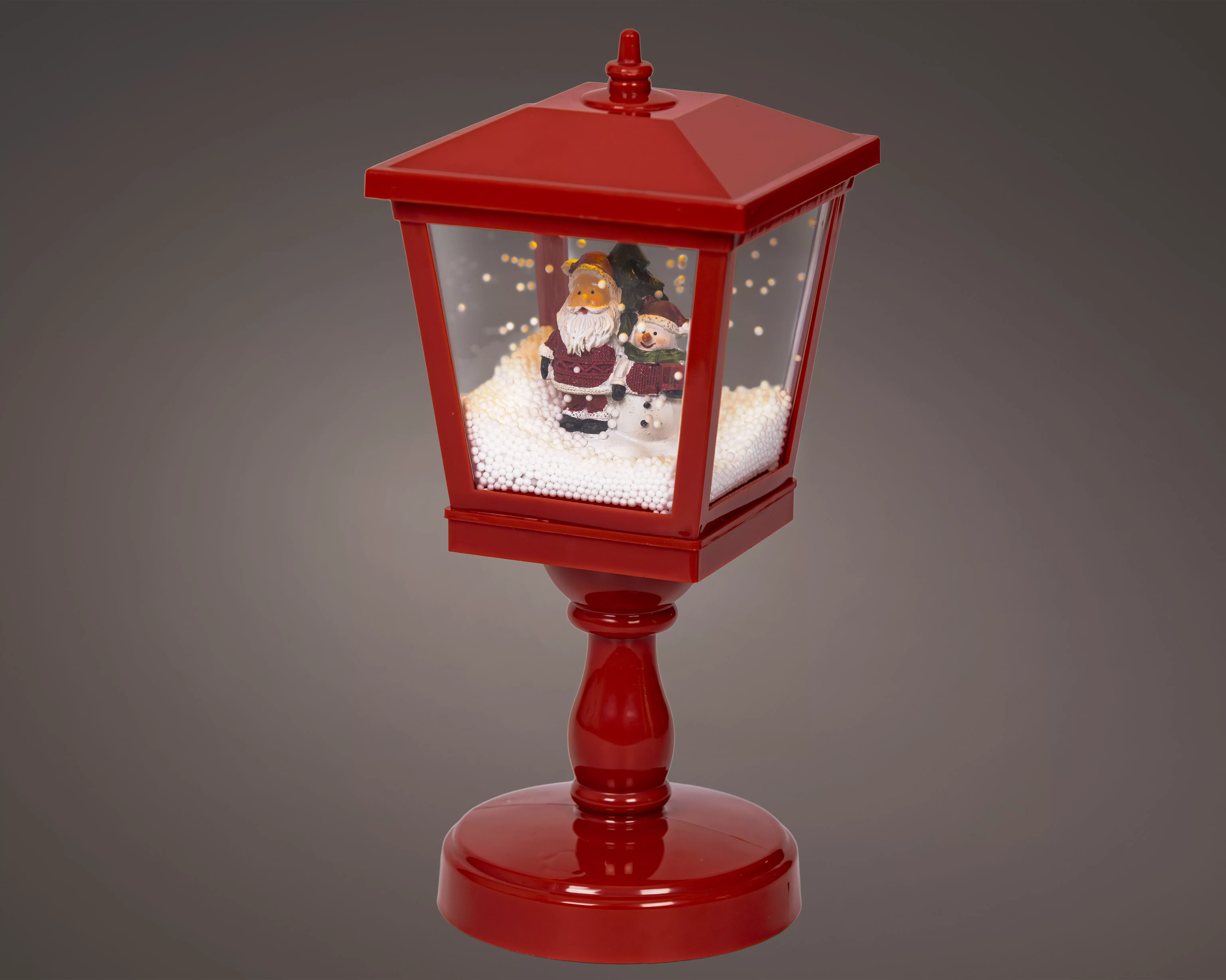 Lanterne chute de neige LED CHRISTMAS