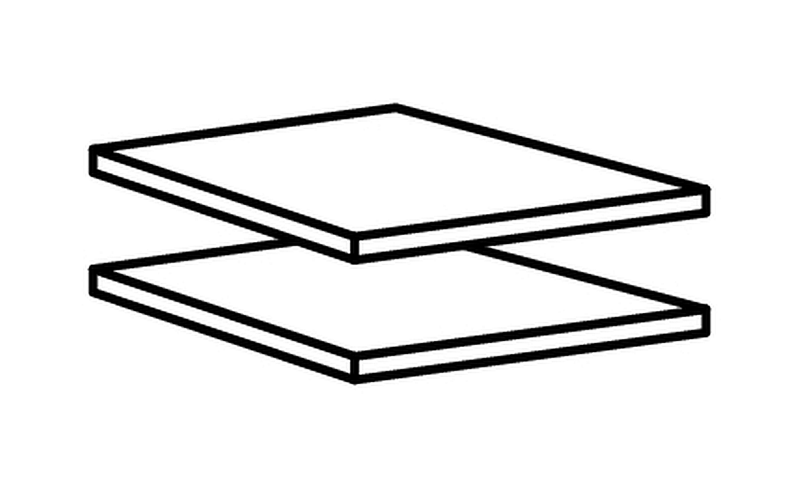 Lot de 2 tablettes amovibles 970 Lot de 2 tablettes amovibles 970