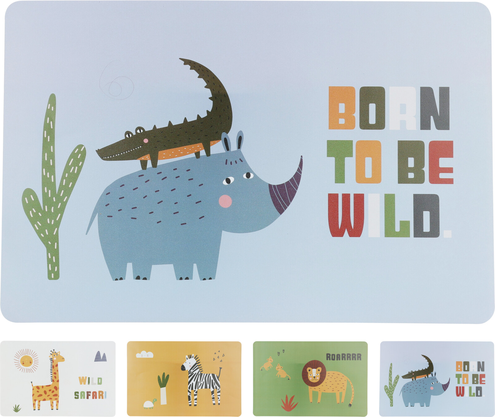 Set de table pour enfant motif jungle KIDS Set de table pour enfant motif jungle KIDS