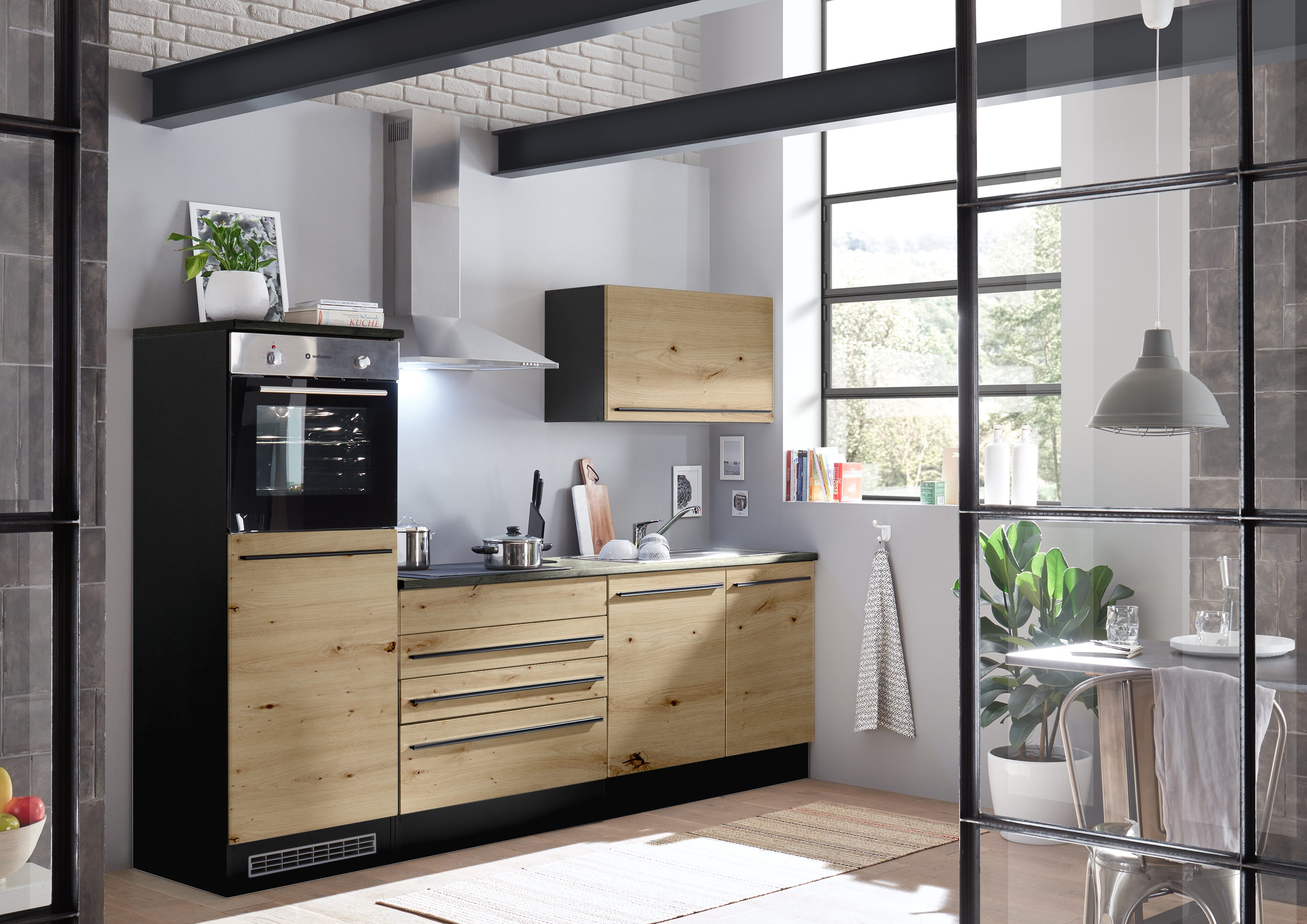 Bloc cuisine avec électroménager JAZZ 6 (bloc cuisine) I