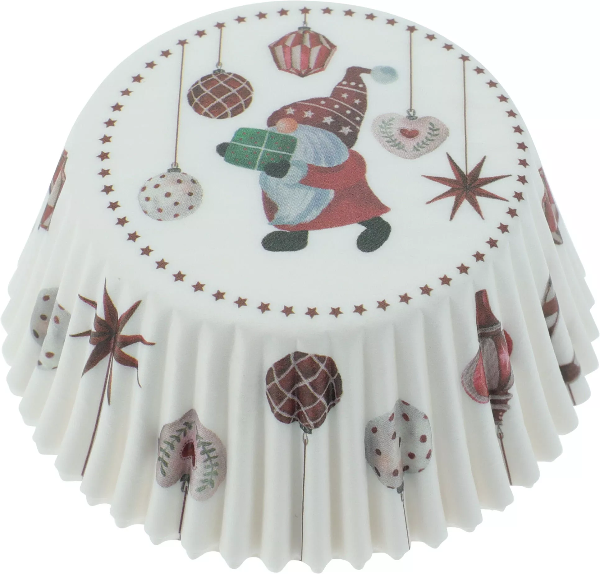 Lot de 100 moules à muffins motif lutin CHRISTMAS