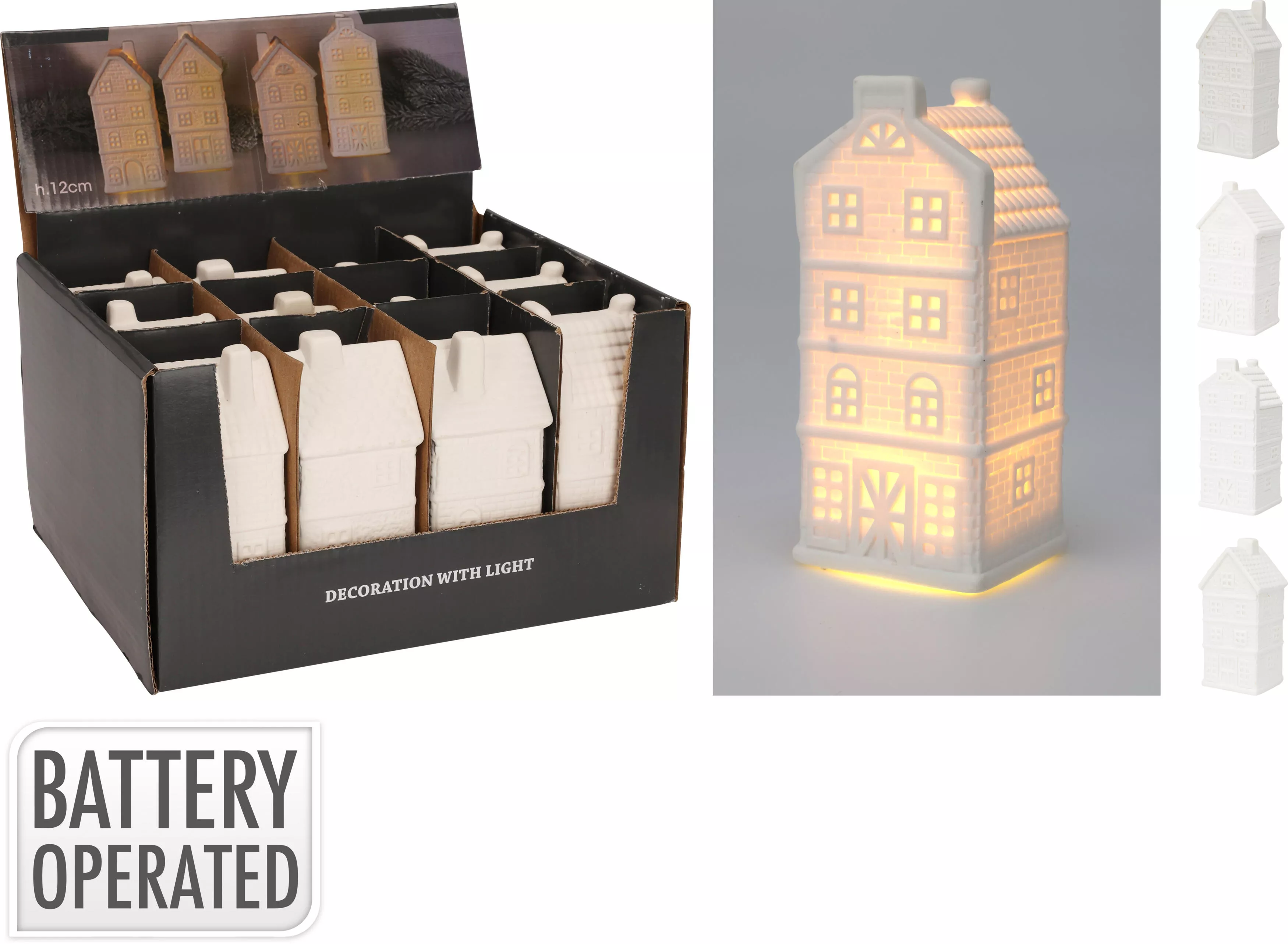 Maison avec LED DEKO