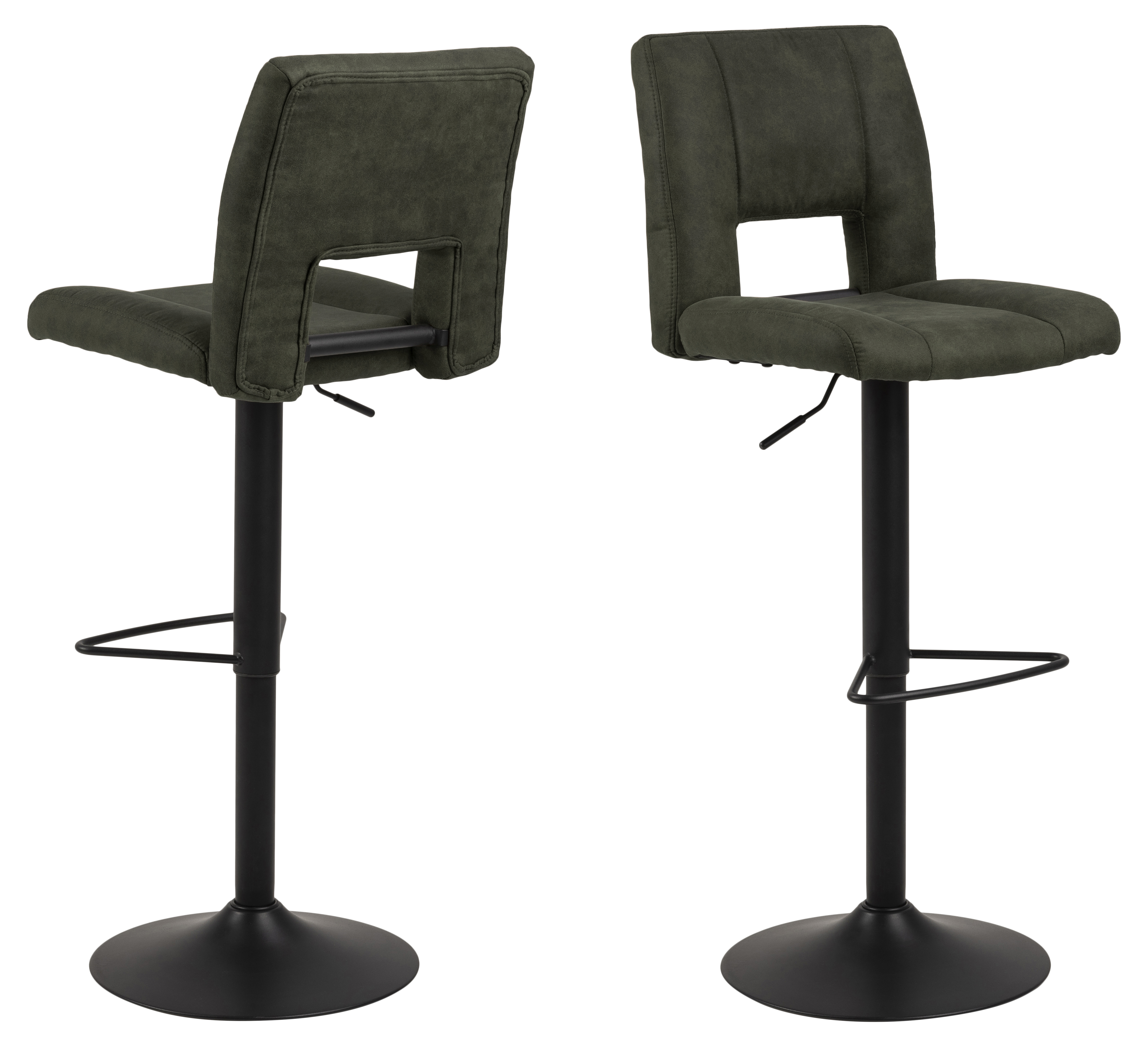 Lot de 2 chaises de bar SYLVIA