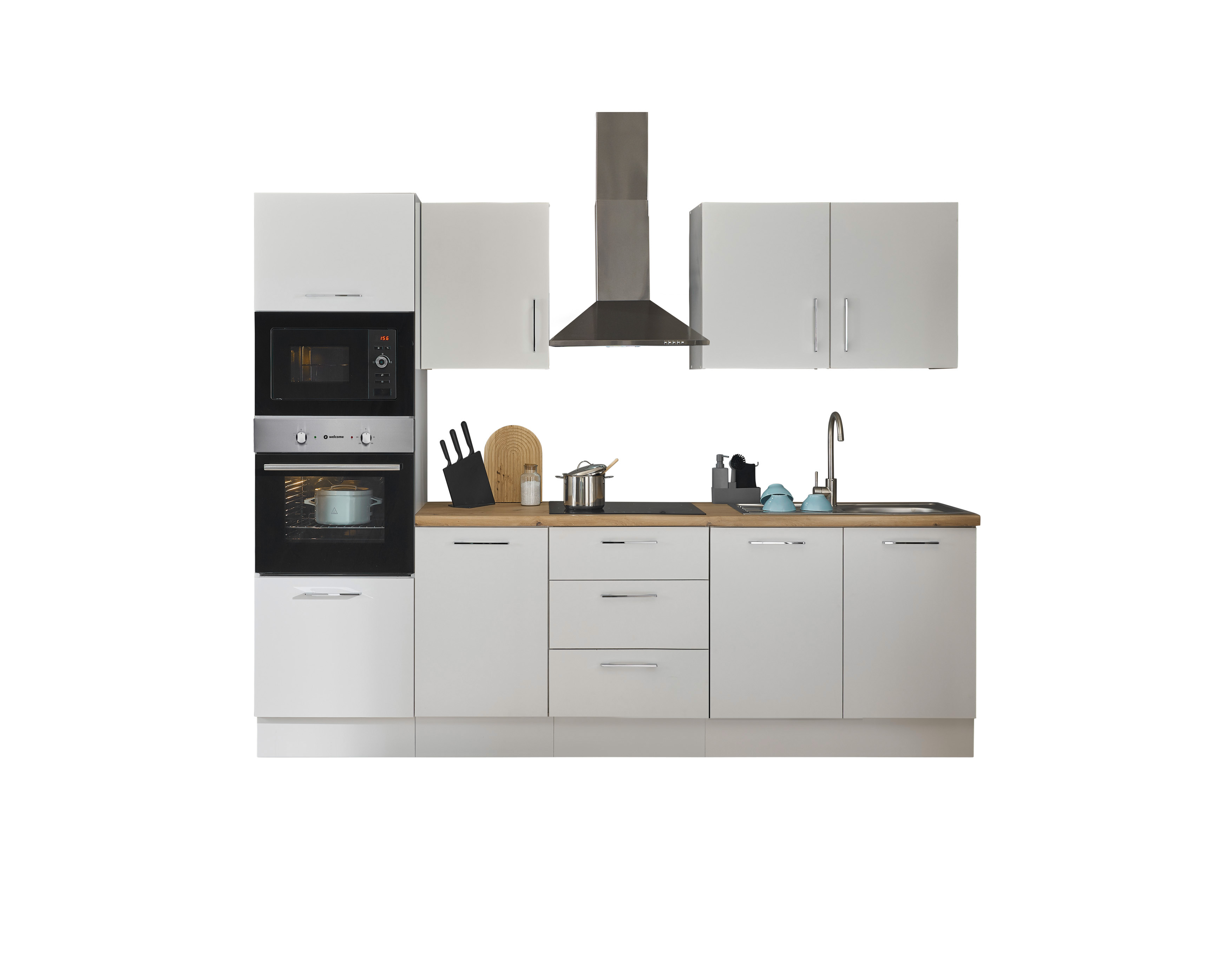 Bloc cuisine CORNWALL (bloc cuisine - four - micro-ondes) I Bloc cuisine CORNWALL (bloc cuisine - four - micro-ondes) I