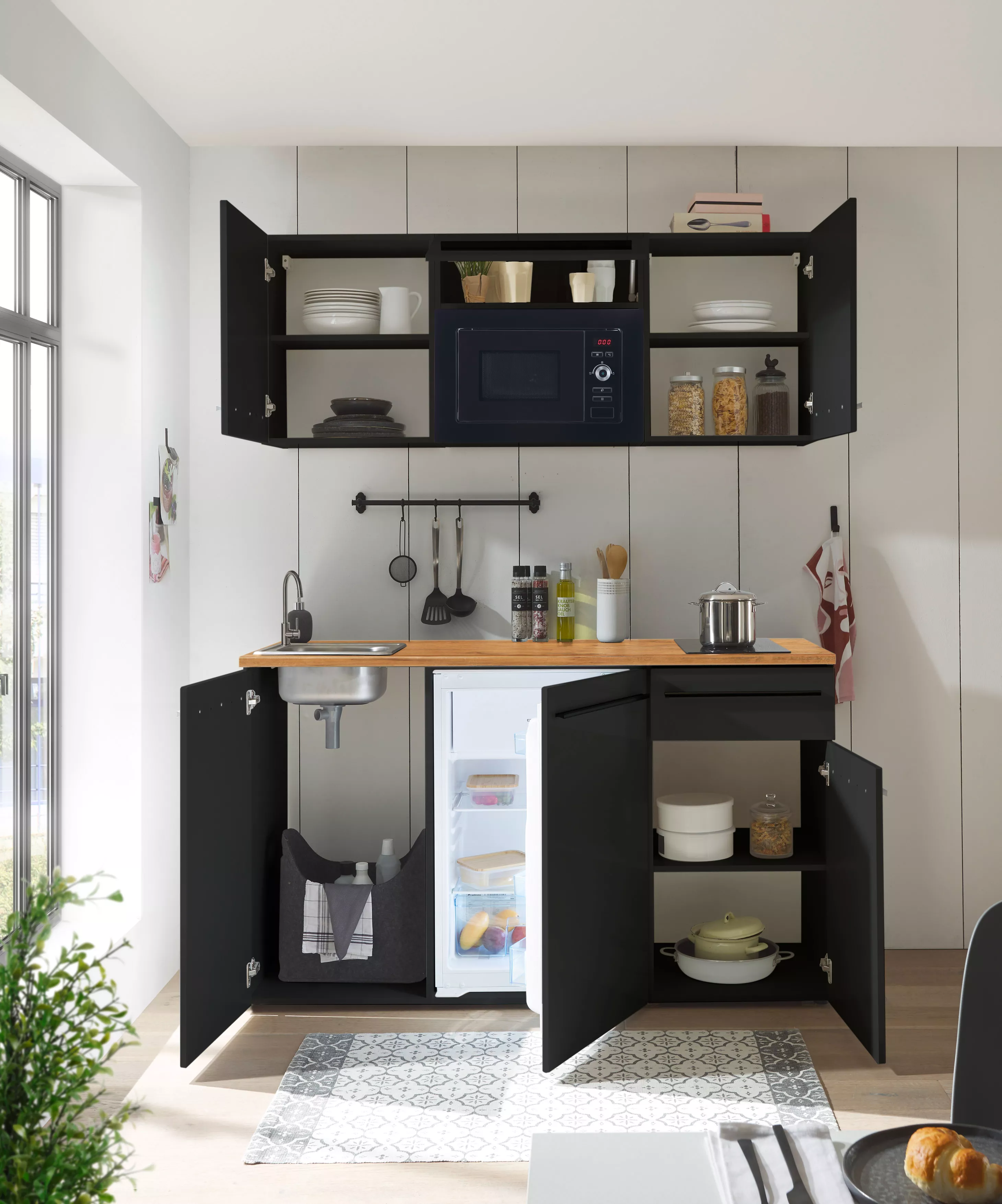 Bloc cuisine avec électroménager JAZZ SINGLE (bloc) II