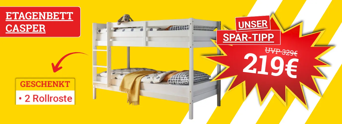Lit superposé CASPAR - faites des économies MEGA>