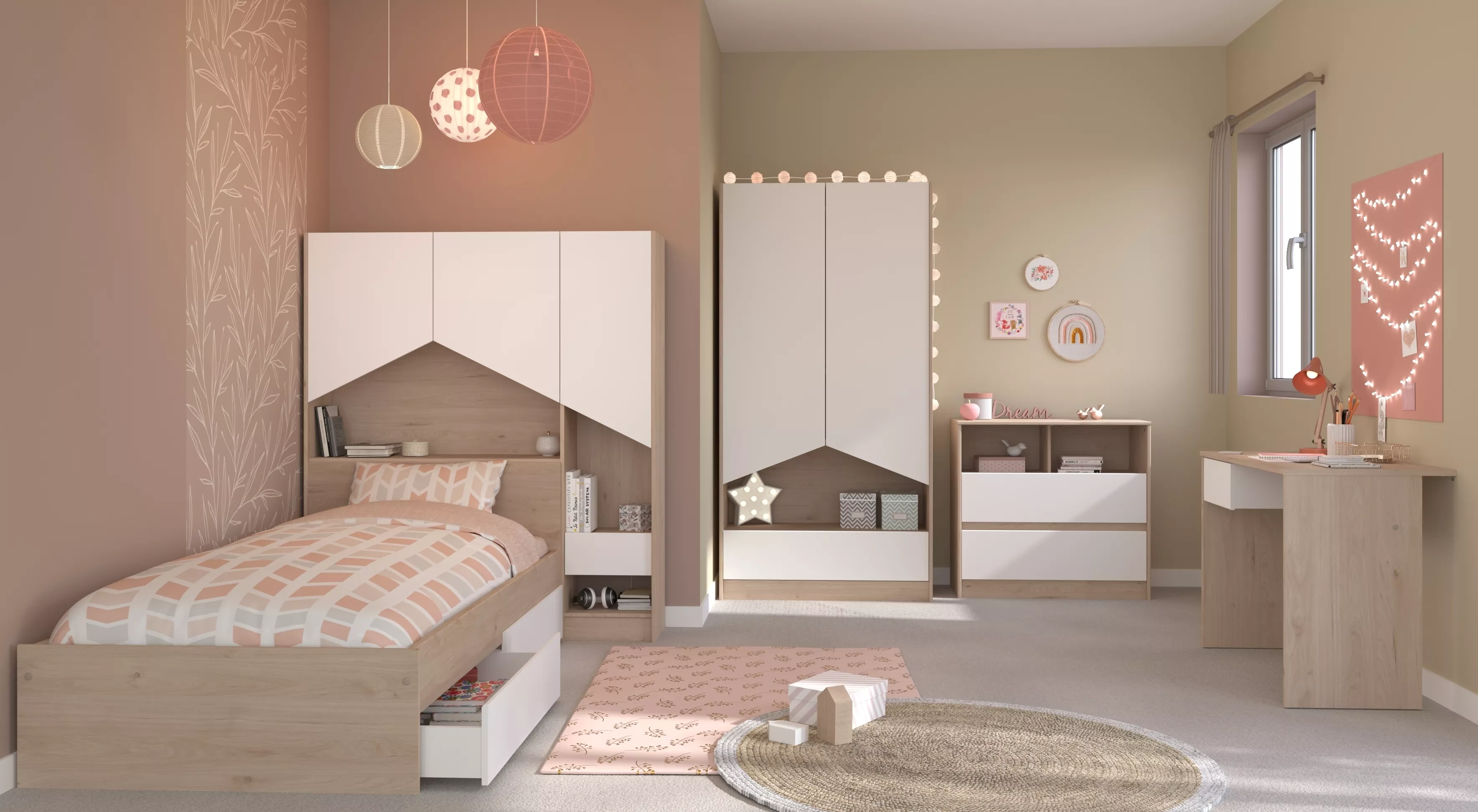 Chambre junior 6 éléments PHÖNIX 1