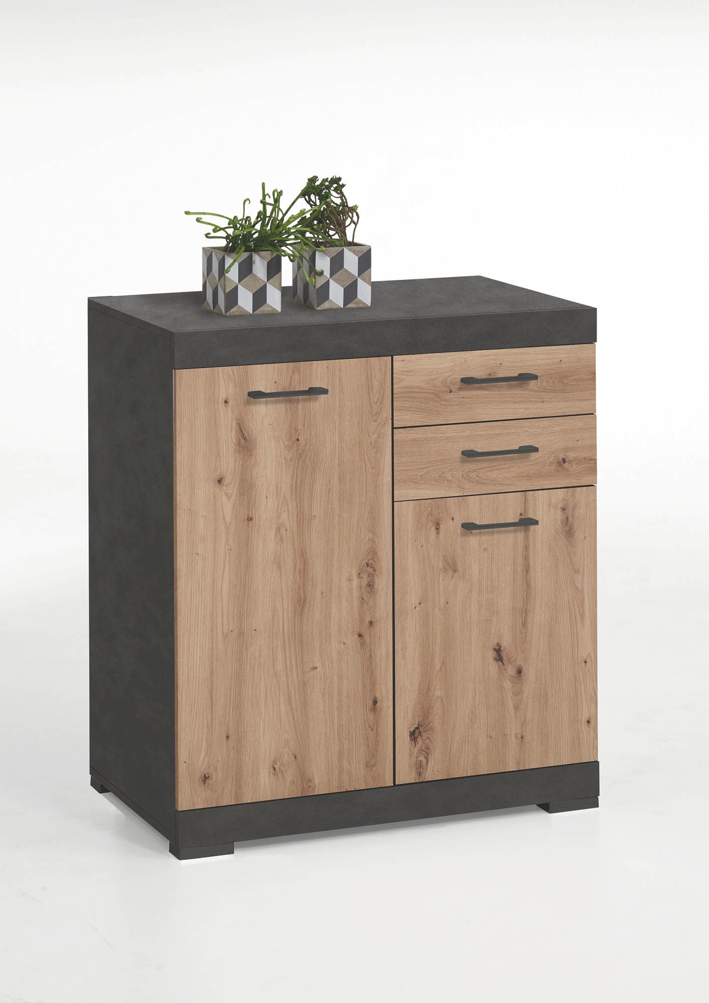 Coffre de rangement BRISTOL en pin massif lasuré blanc - Commode et meuble  de rangement - Chambre - Meuble