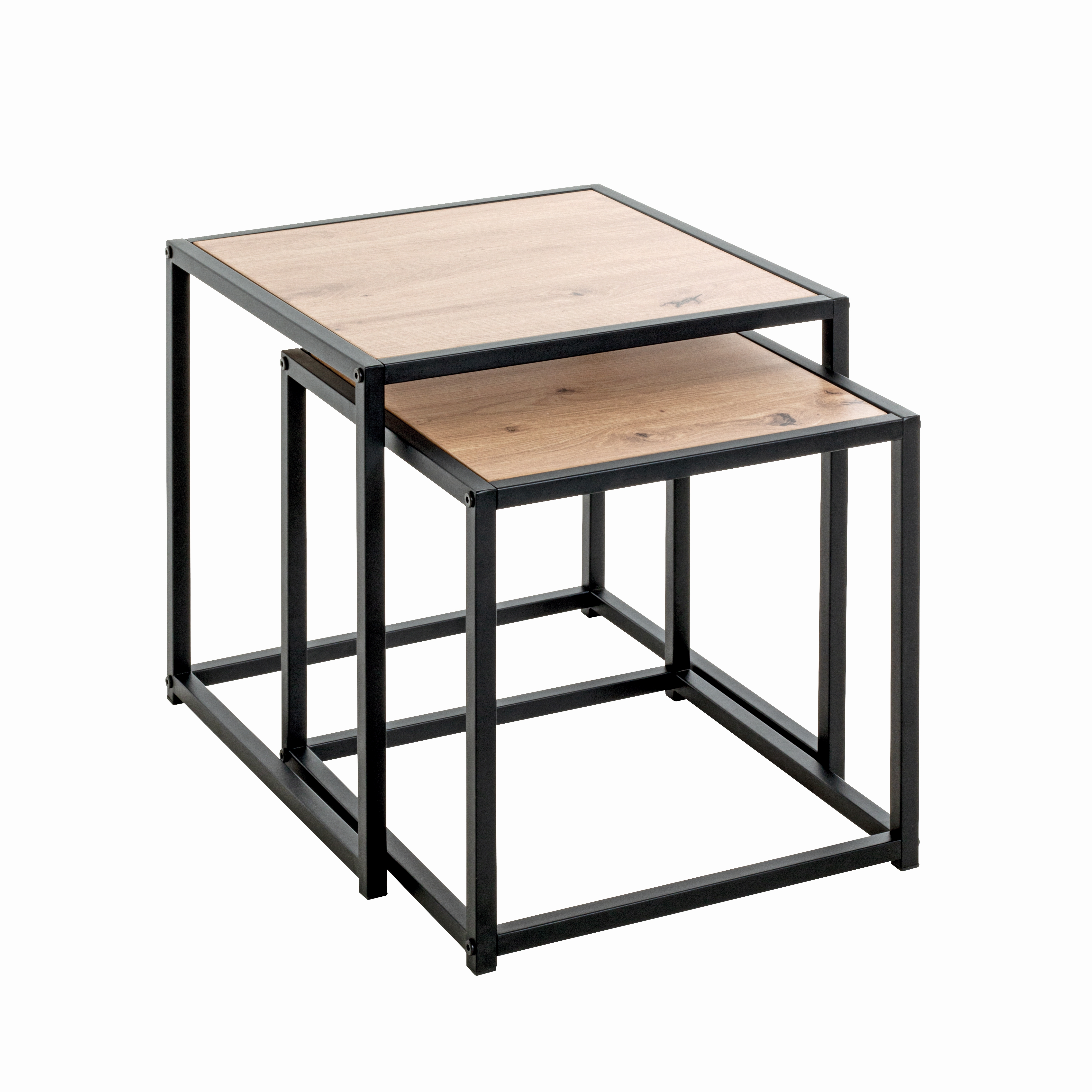 Lot de 2 tables gigognes CARTAGO Lot de 2 tables gigognes CARTAGO