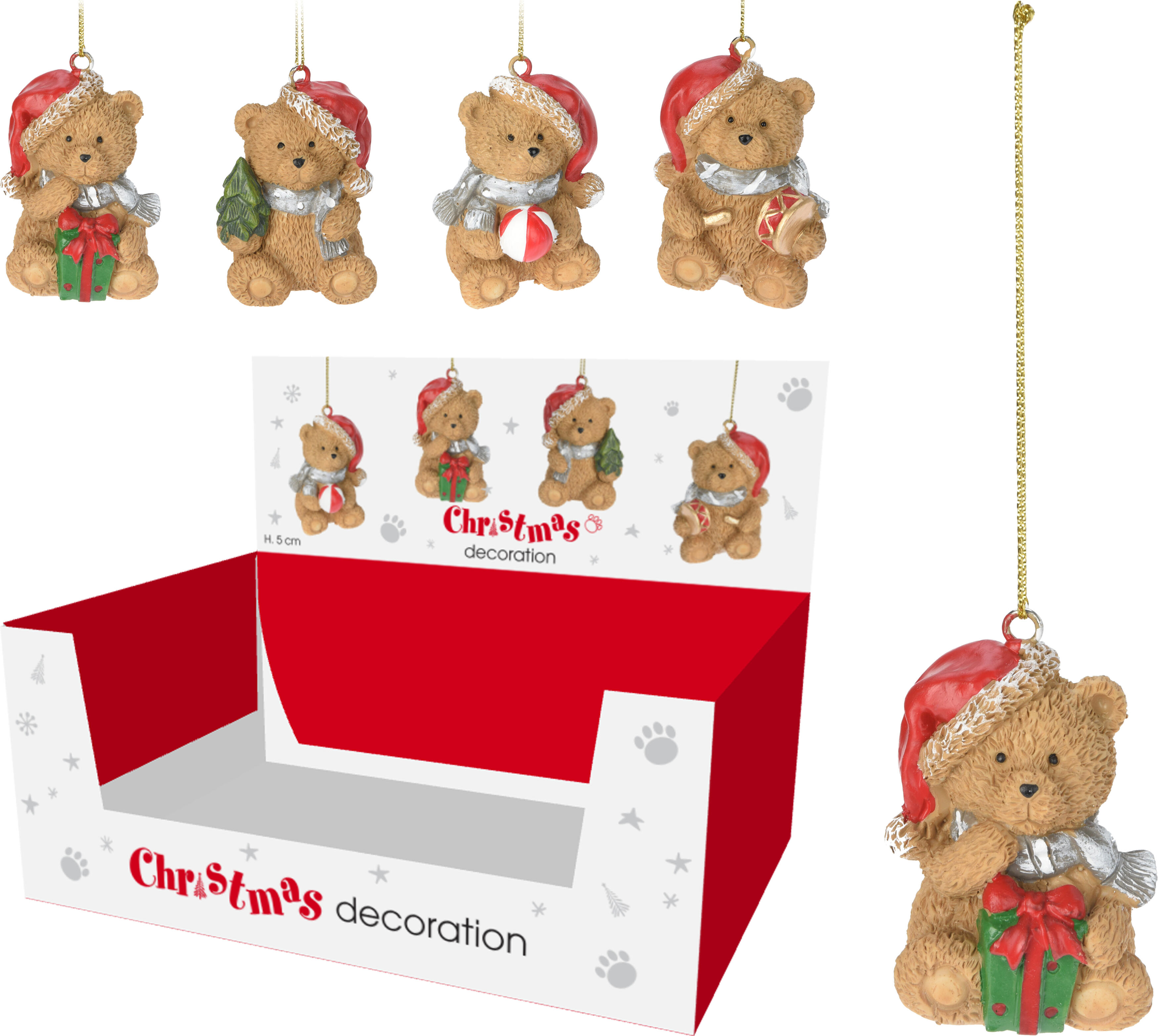 Ours de Noël à suspendre CHRISTMAS Ours de Noël à suspendre CHRISTMAS