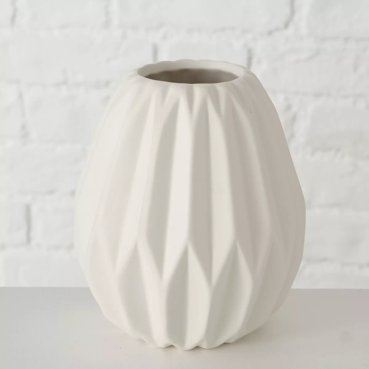 Vase aspect rainuré TAMPA