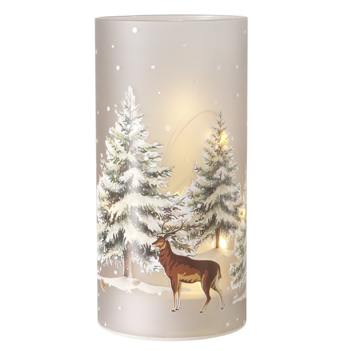 Windlicht Winterwald LED GLOWINA
