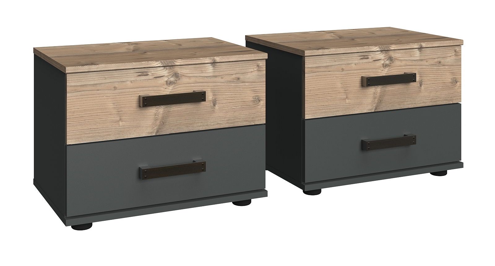 Lot de 2 chevets MALMÖ Lot de 2 chevets MALMÖ