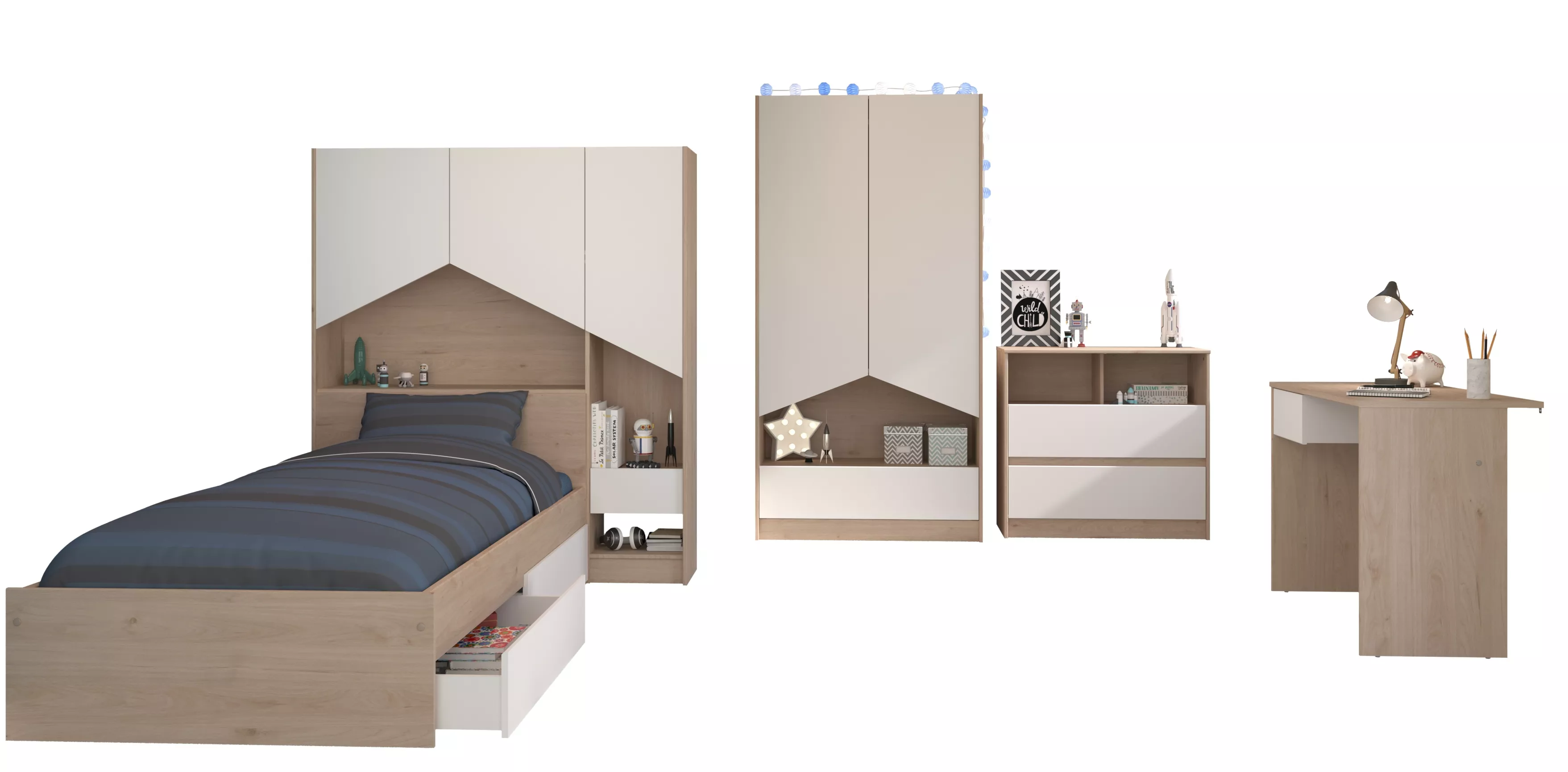 Chambre junior 6 éléments PHÖNIX 1