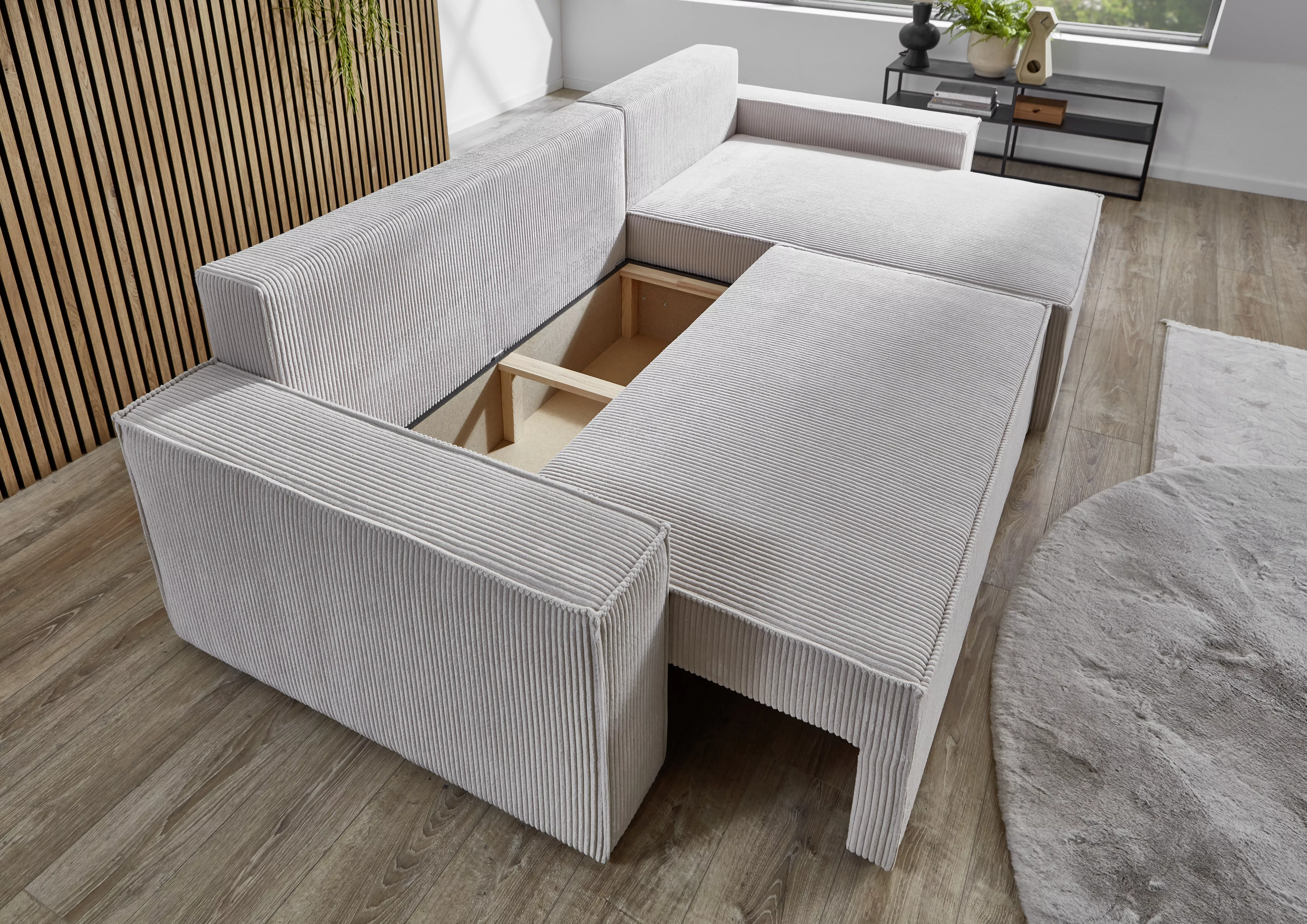 Canapé d'angle convertible WOLGAST