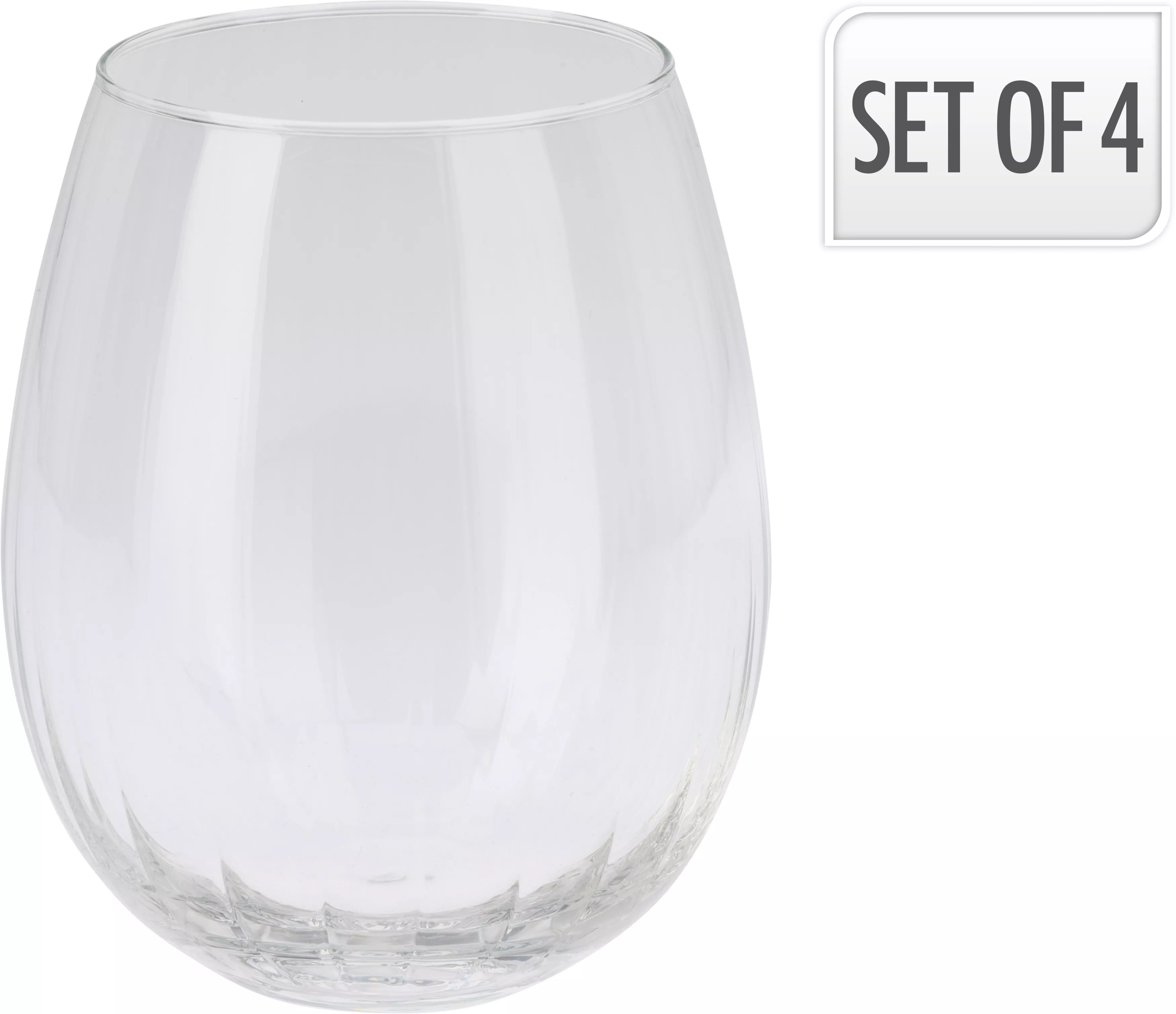 Lot de 4 verres KITCHEN