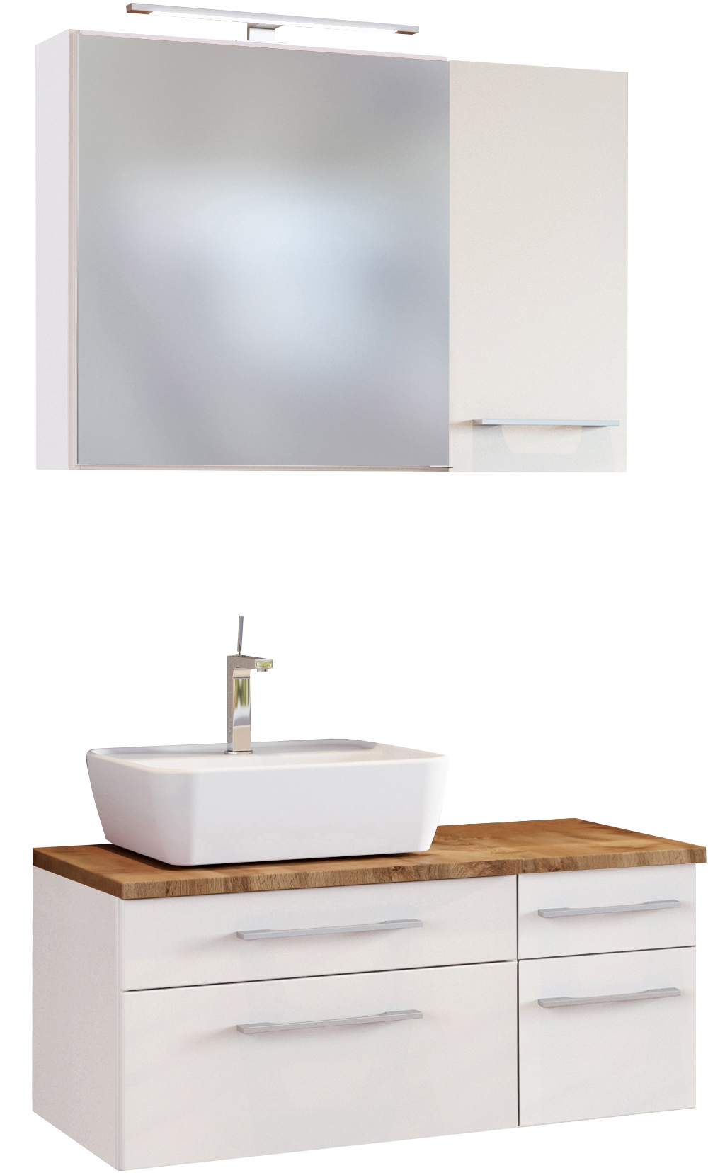 Ensemble salle de bains 4 éléments DAVOS Ensemble salle de bains 4 éléments DAVOS