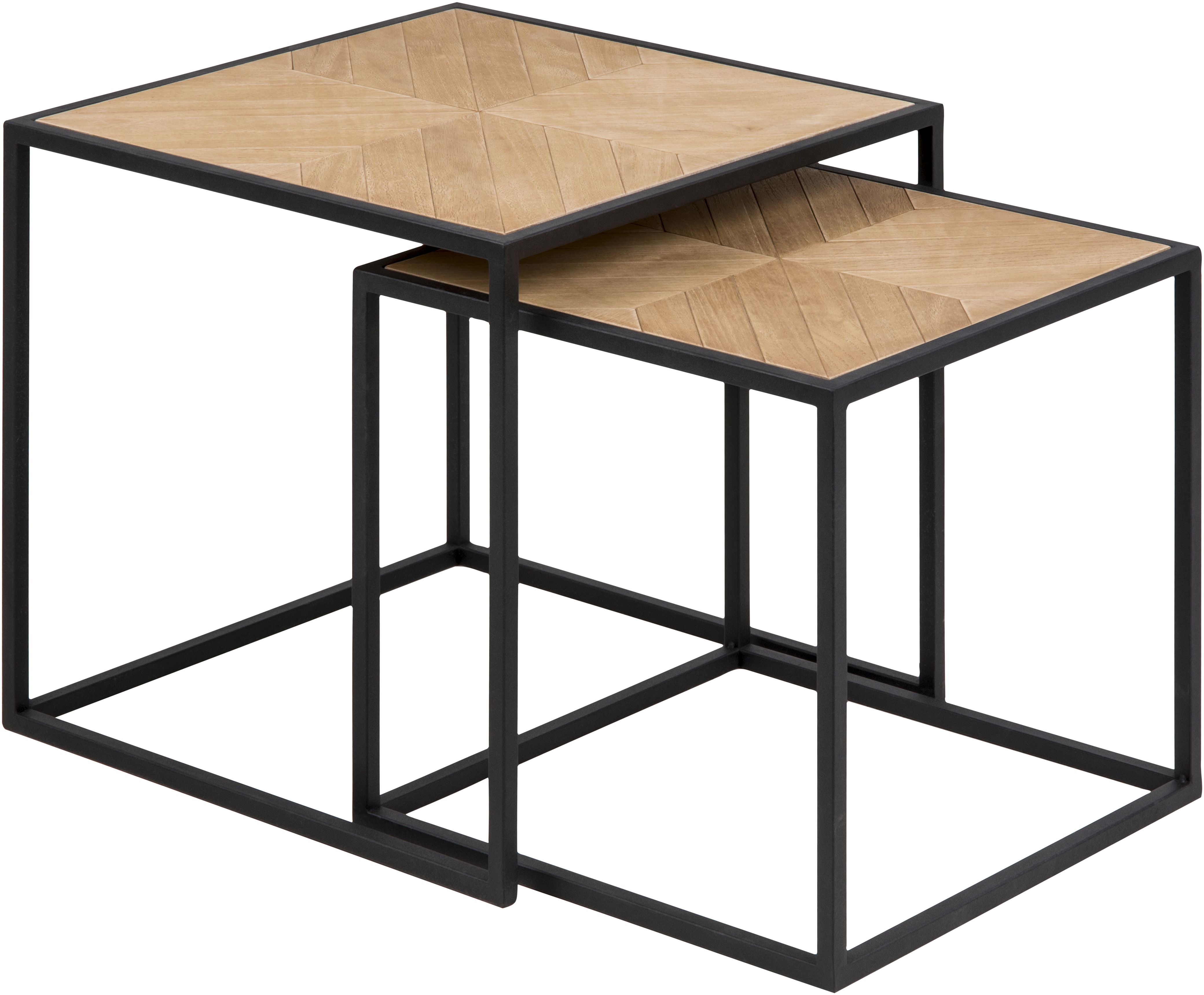 Lot de 2 tables gigognes ORTIZ Lot de 2 tables gigognes ORTIZ