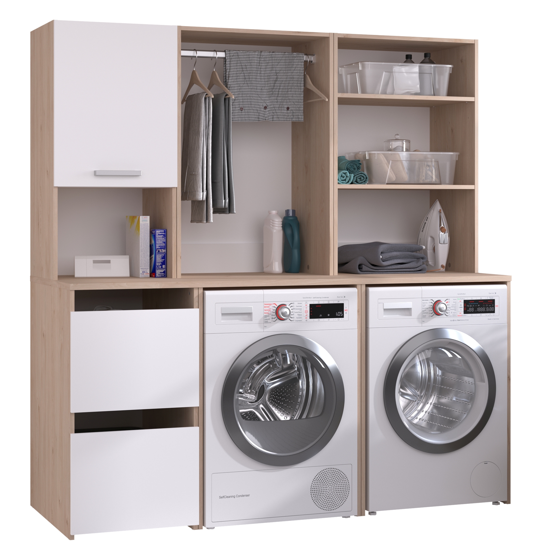 Ensemble de meubles pour machine à laver LAUNDRY 4