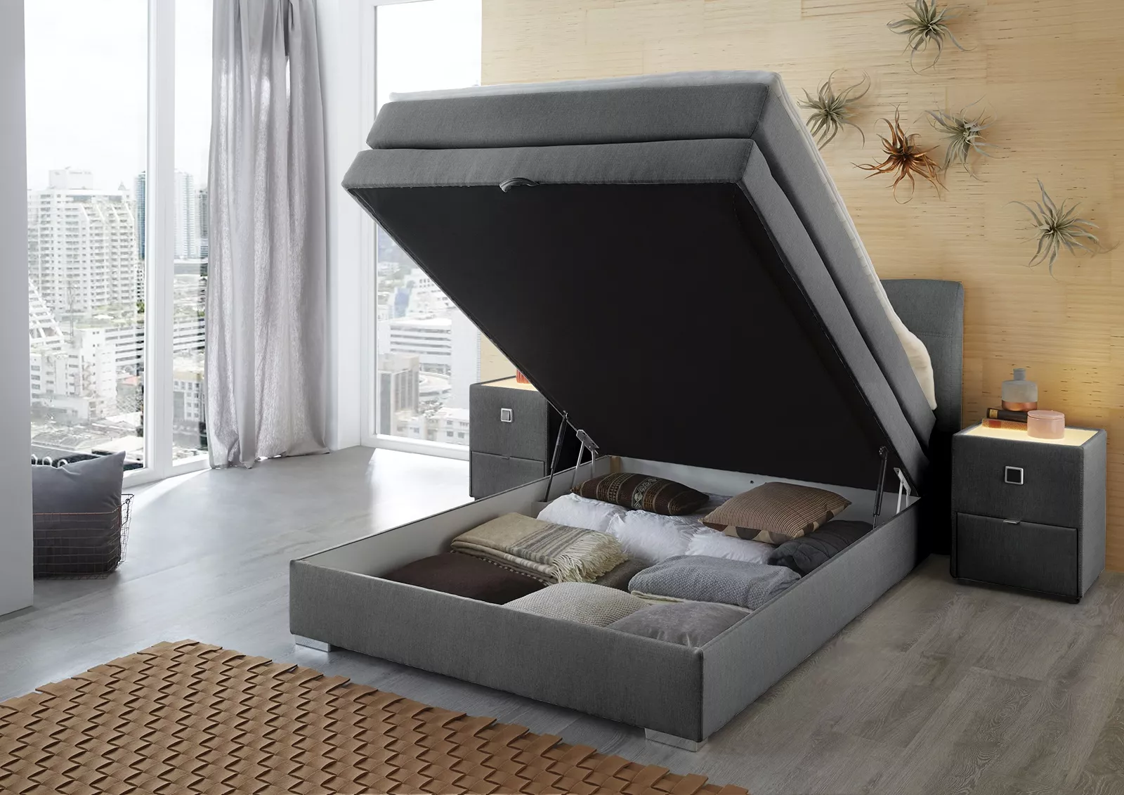 Lit boxspring VALLY