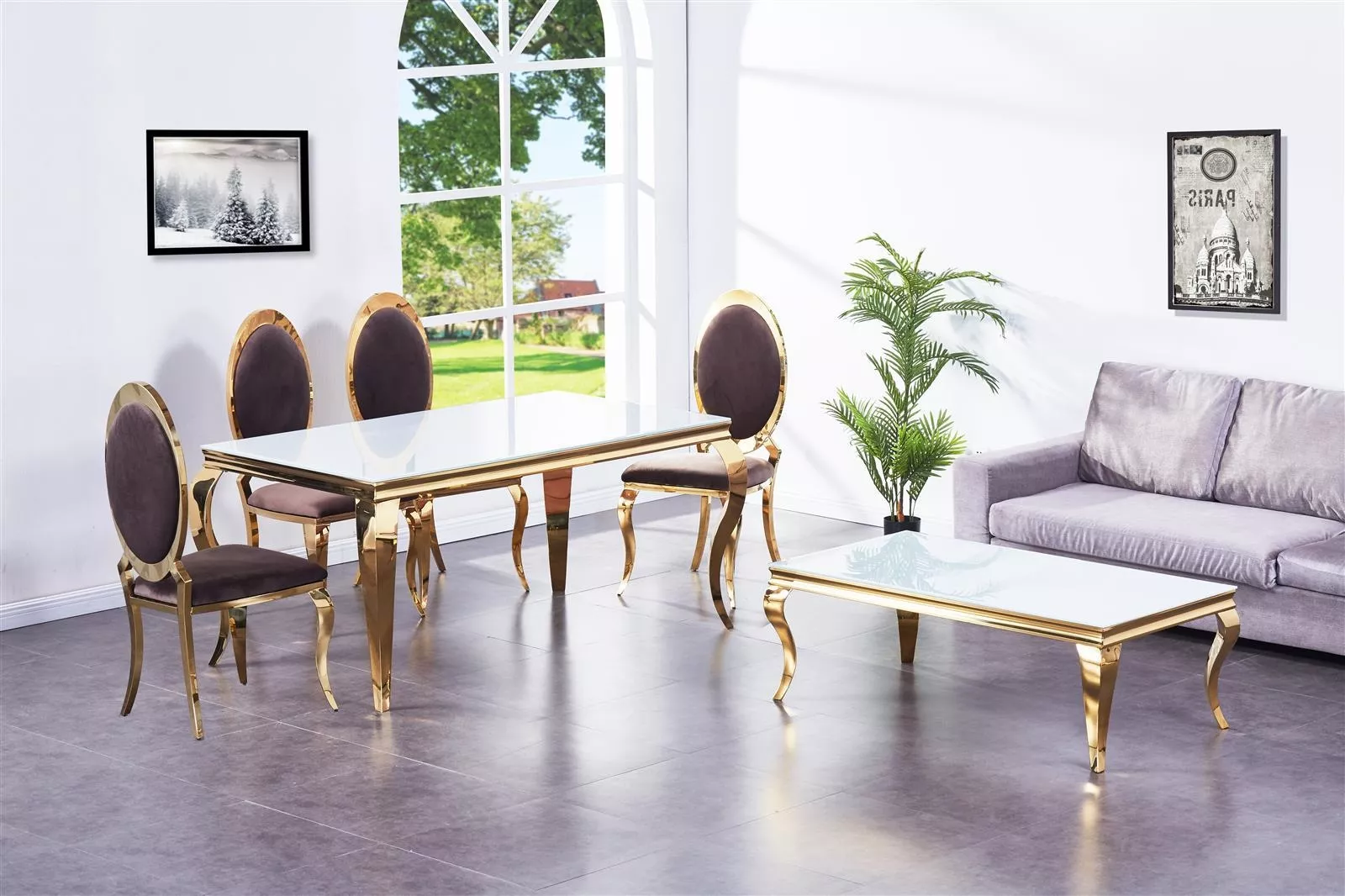 Table à dîner CT53G-W