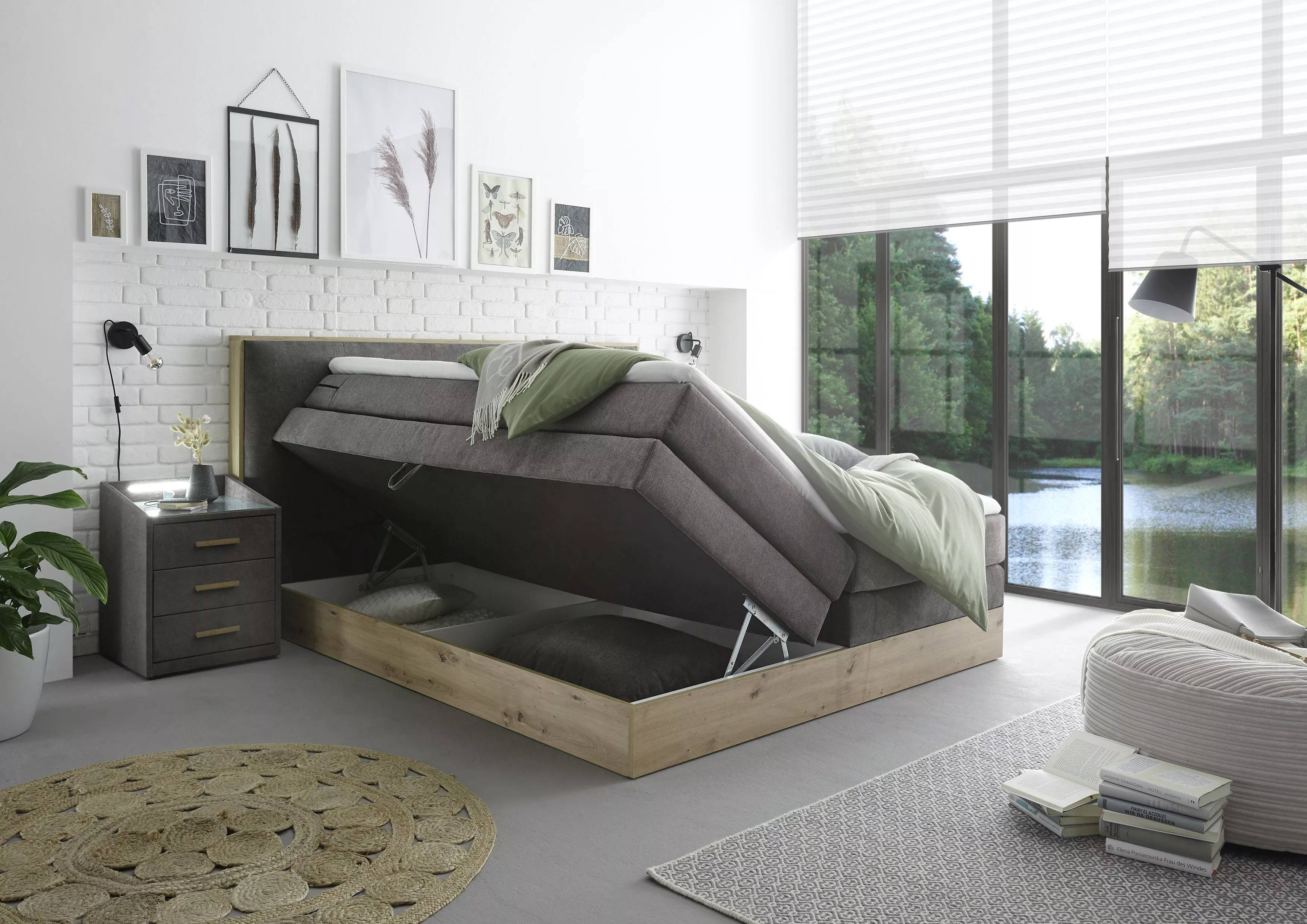 Lit boxspring PRESTON 6