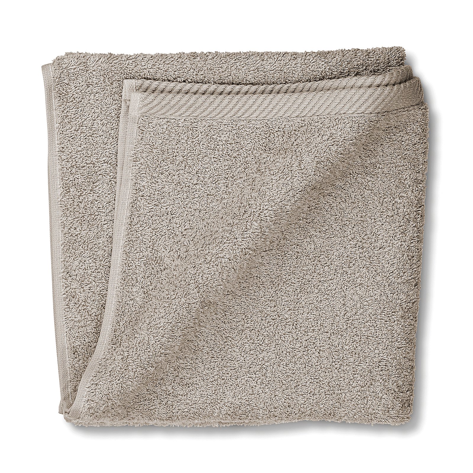 Serviette éponge ton gris argent LADESSA Serviette éponge ton gris argent LADESSA