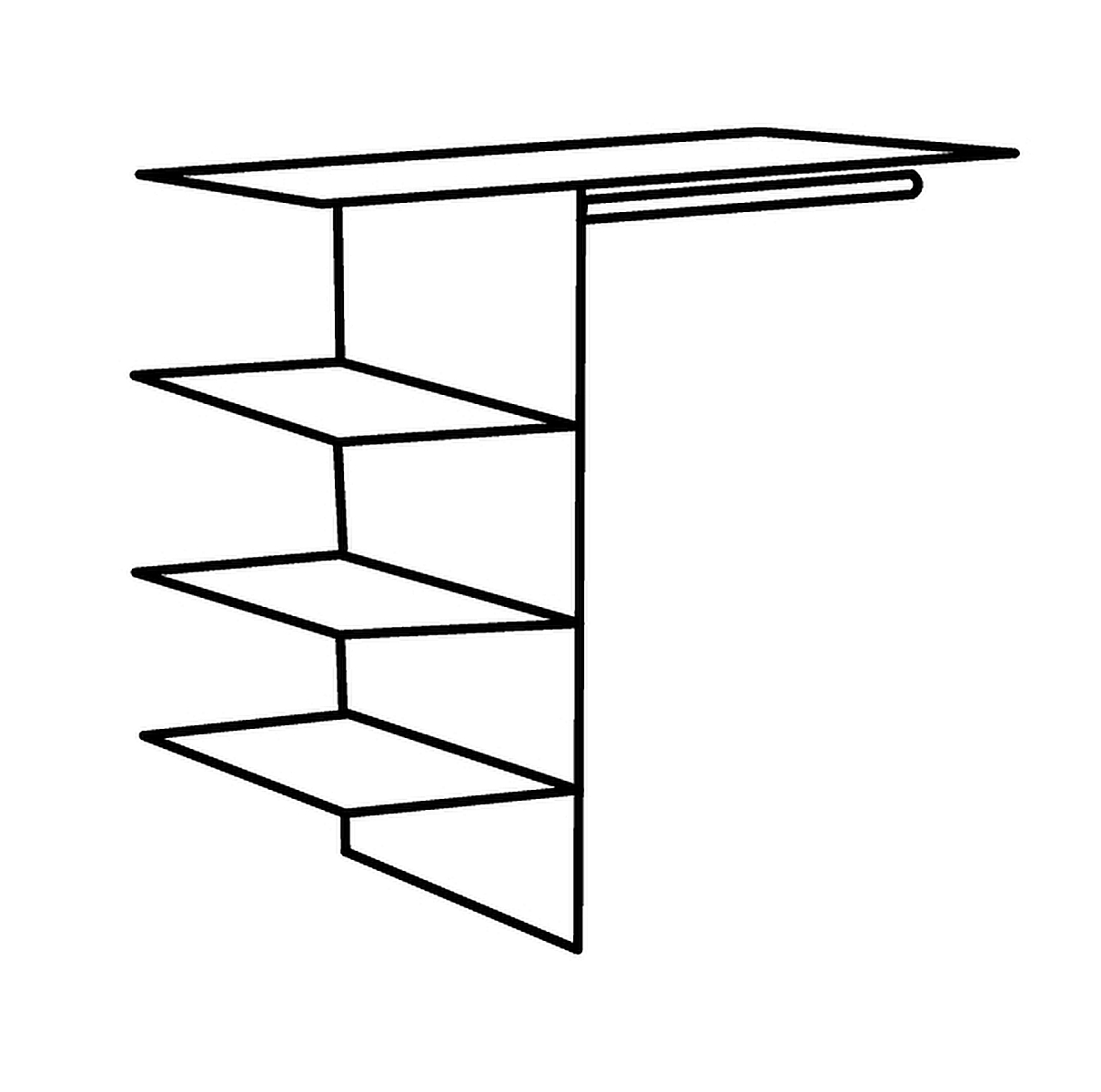 Répartition intérieure pour armoire 755