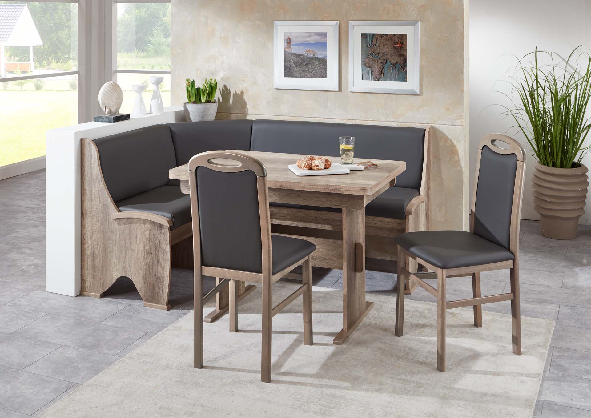 Coin repas avec banquette d'angle SAMBIA