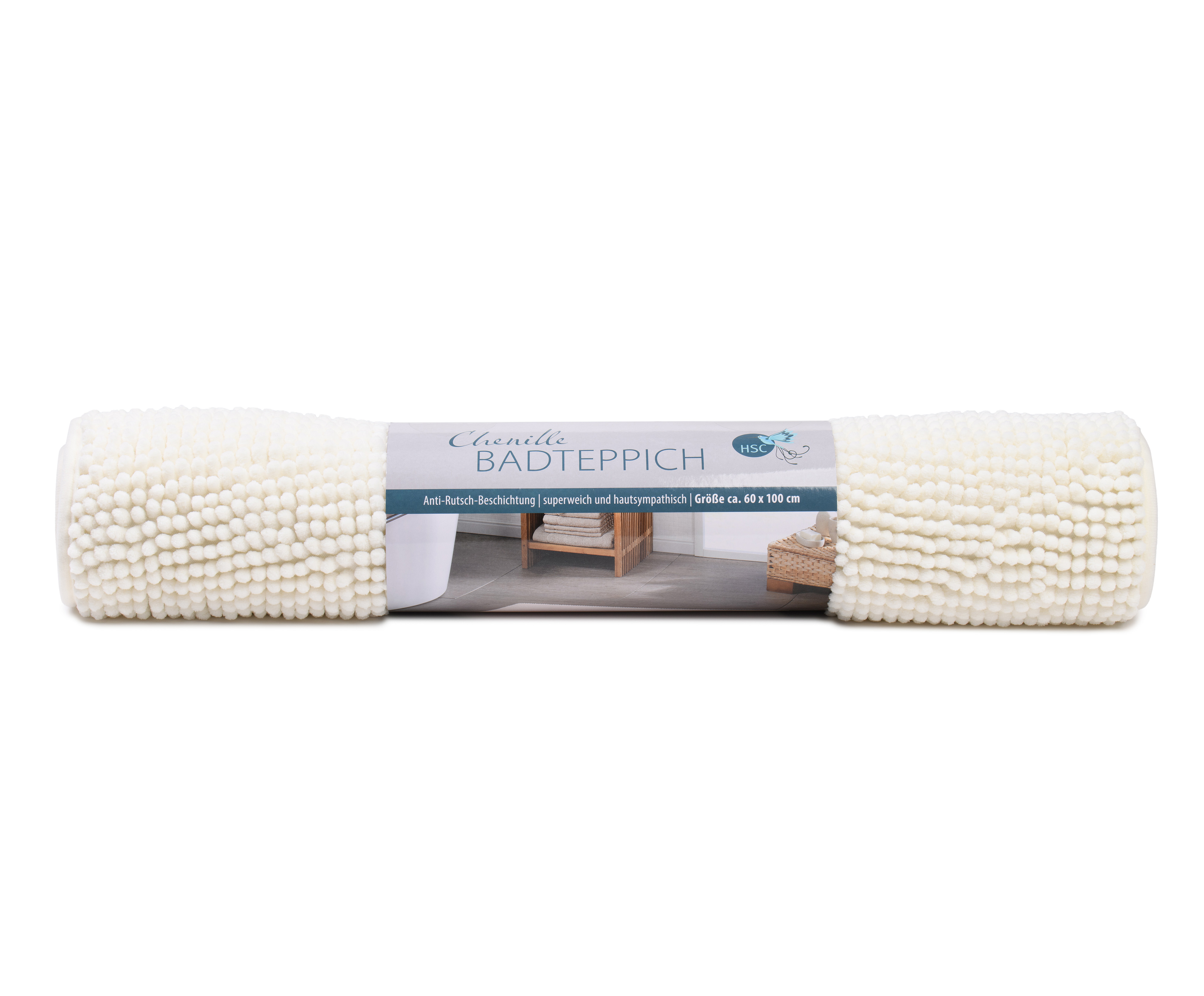 Tapis de bain en microfibre chenille CHELSEA
