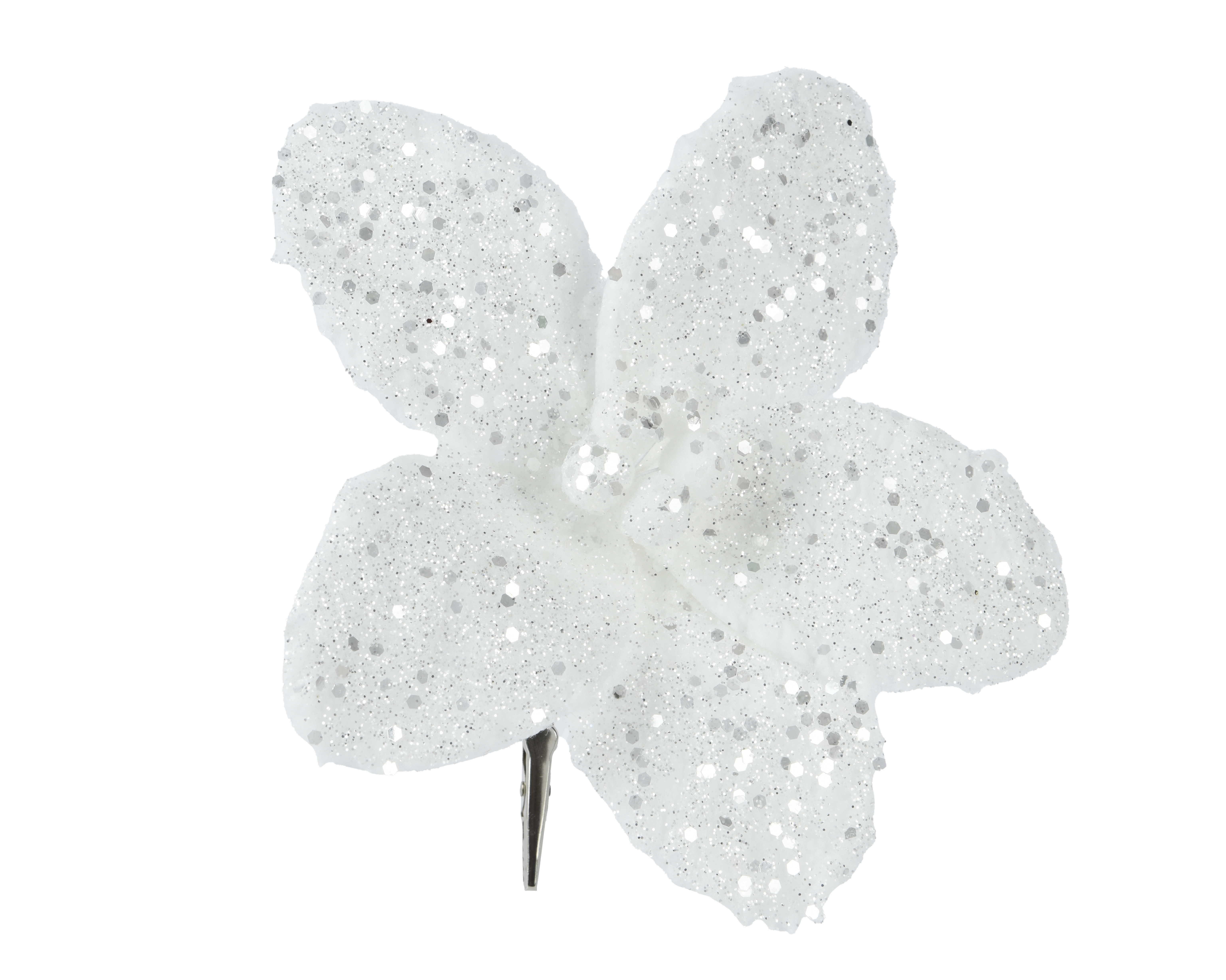 Fleur pailletée à clipser DEKO