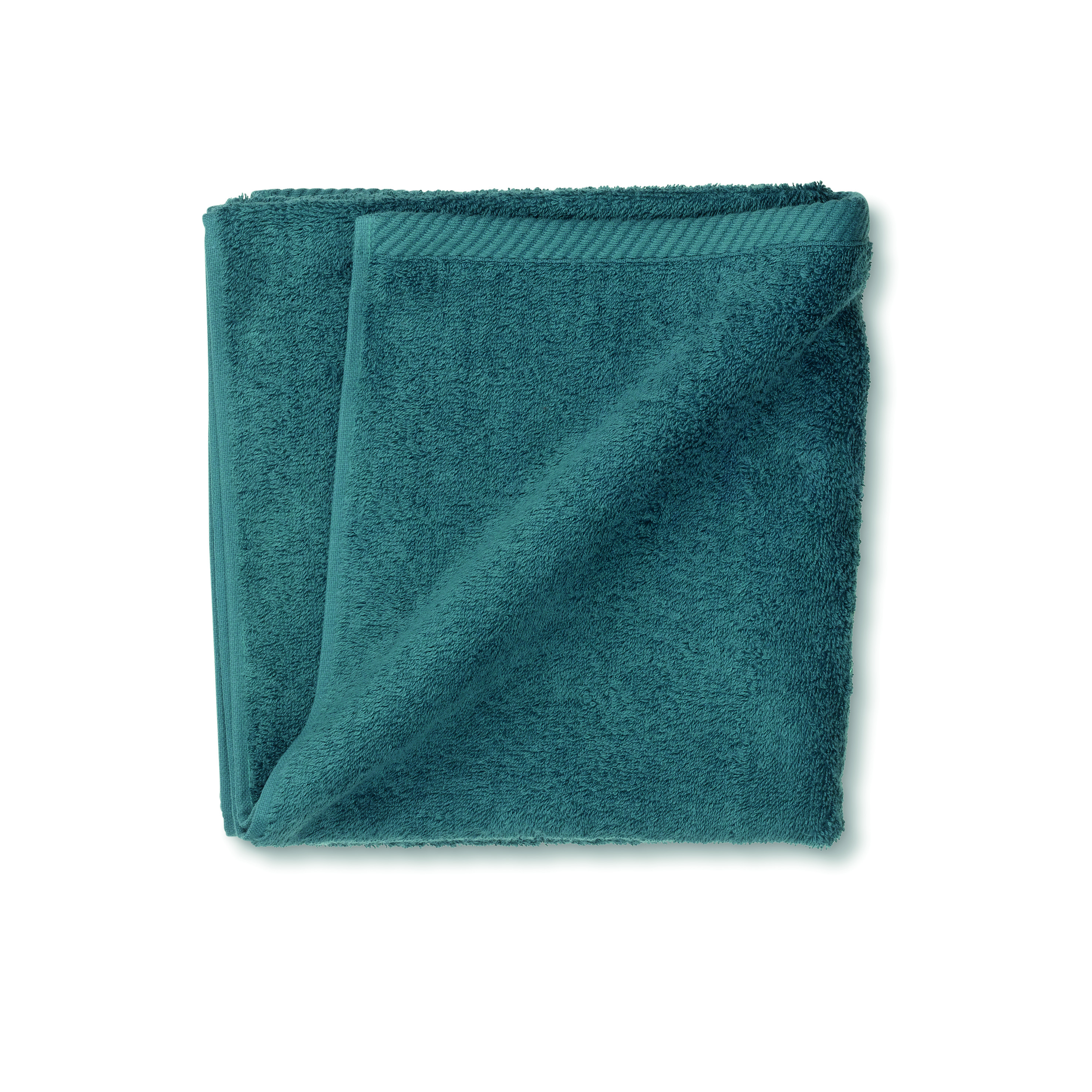 Serviette de douche bleu pétrole LADESSA