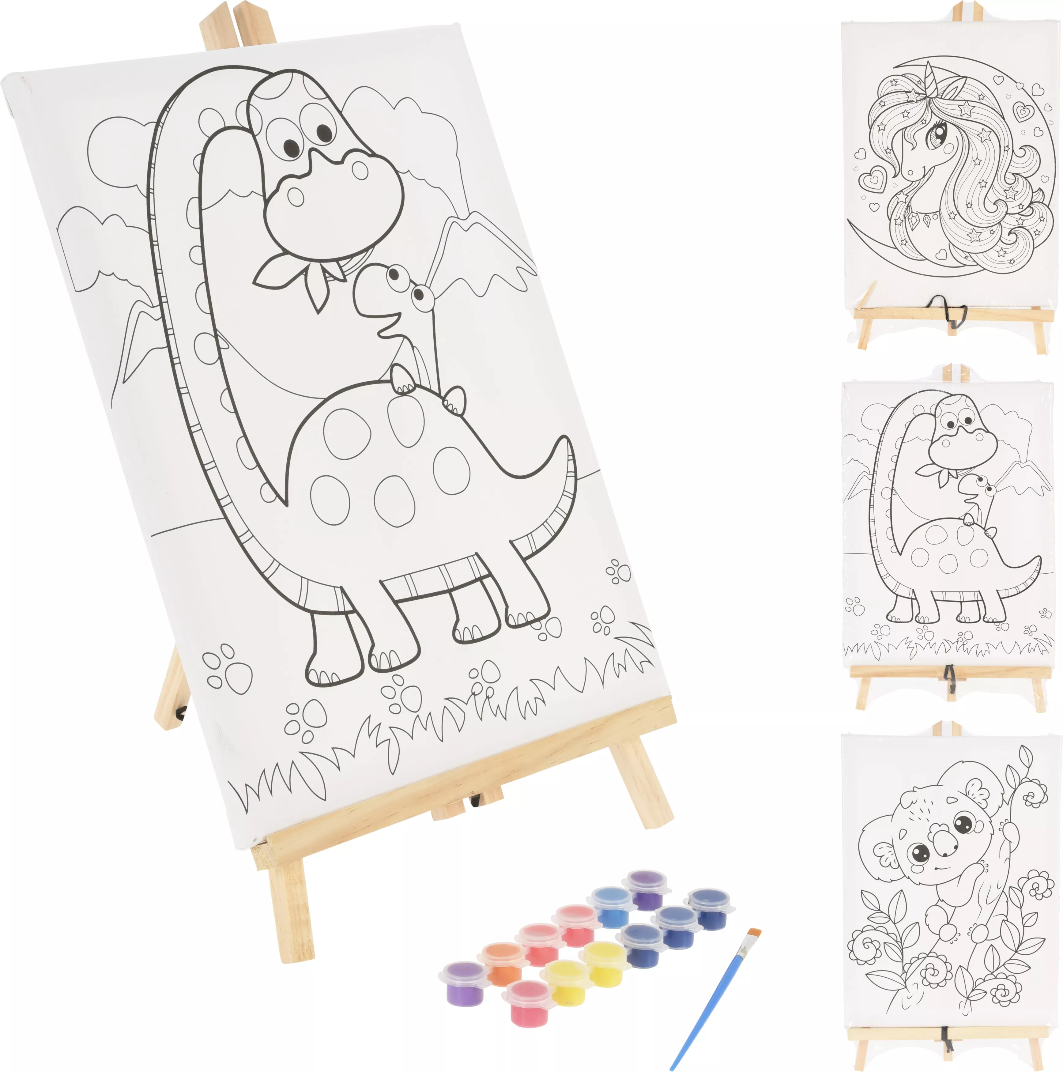 Kit de peinture pour enfant avec toile KIDS