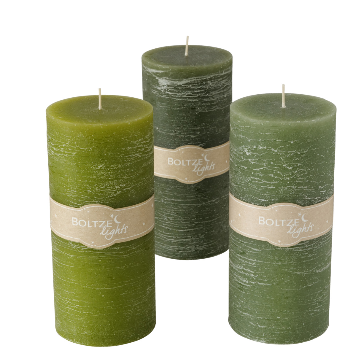 Bougie cylindrique 20cm BASIC