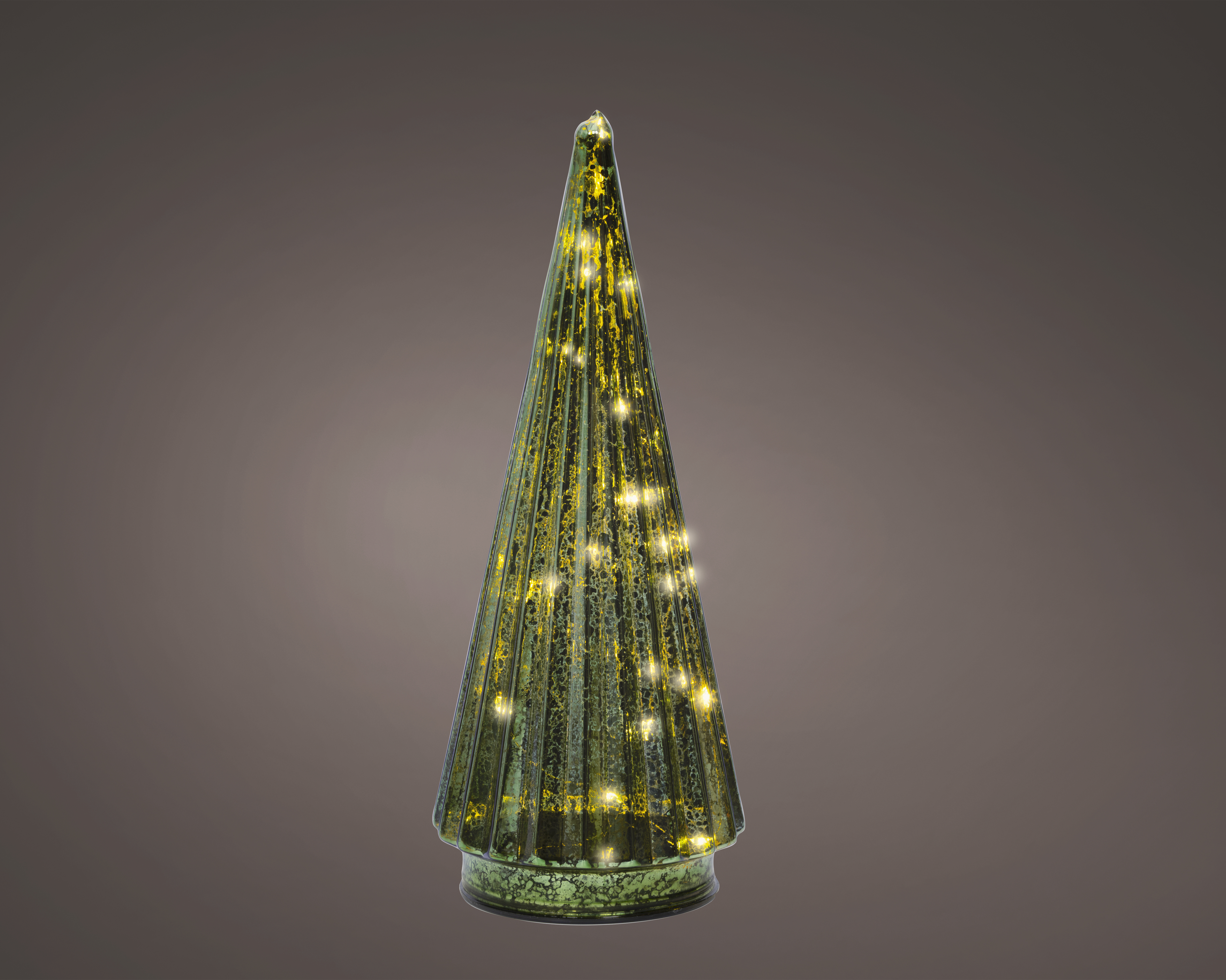 Arbre en verre avec micro LED DEKO