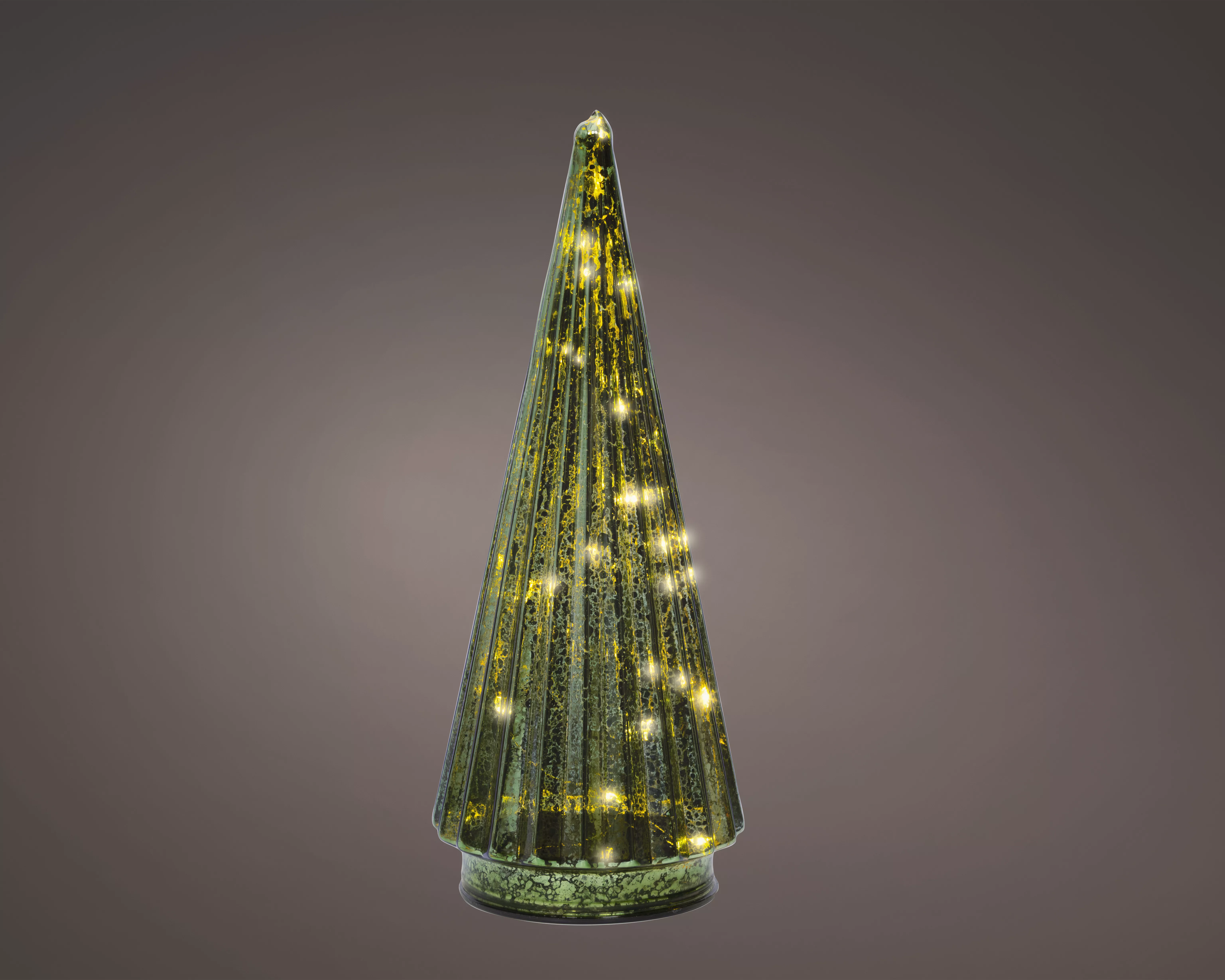 Arbre en verre avec micro LED DEKO