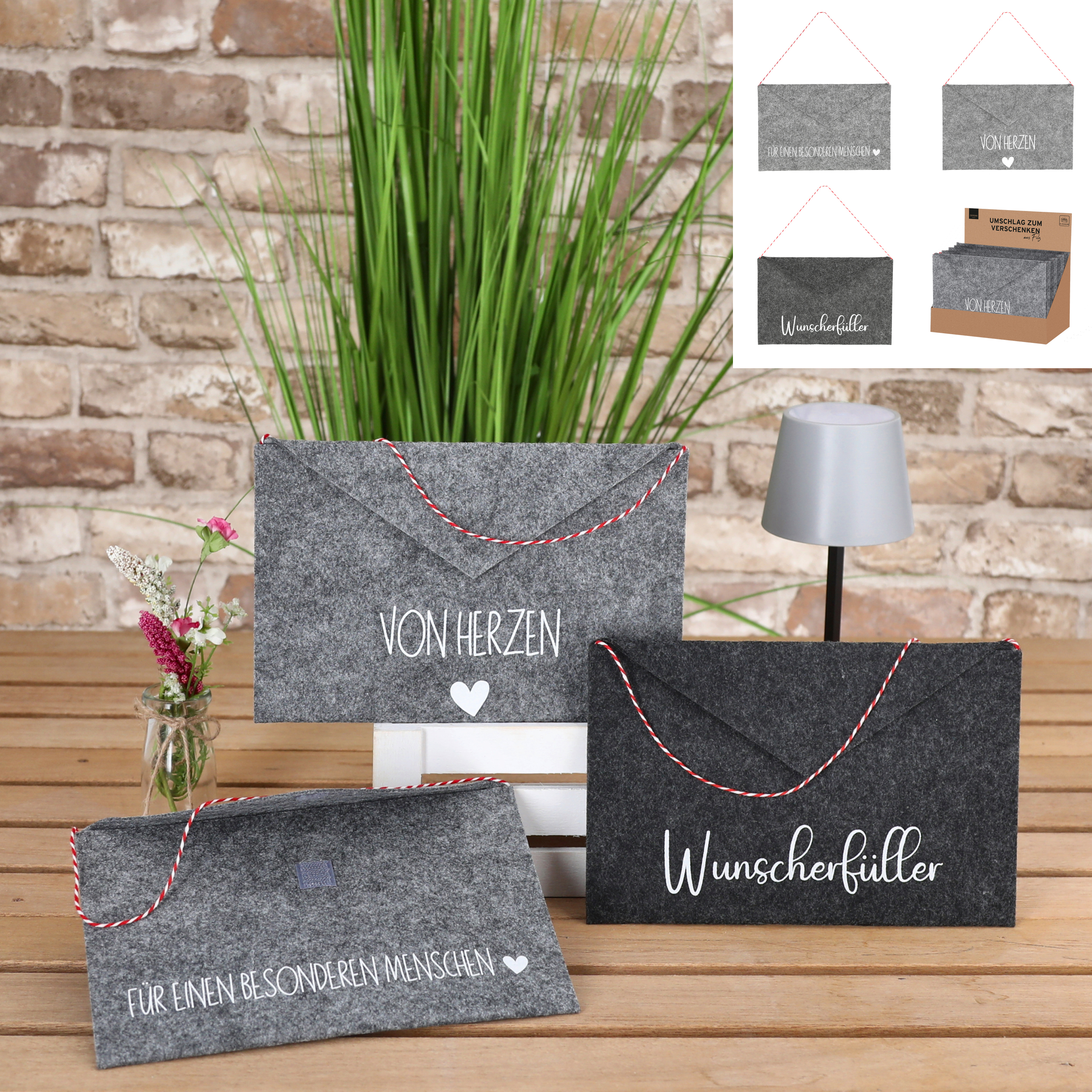 Sac cadeau/enveloppe avec inscription FILZ Sac cadeau/enveloppe avec inscription FILZ