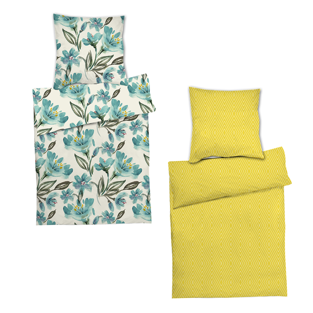 Parure de lit en coton renforcé 135x200cm Nicki Parure de lit en coton renforcé 135x200cm Nicki