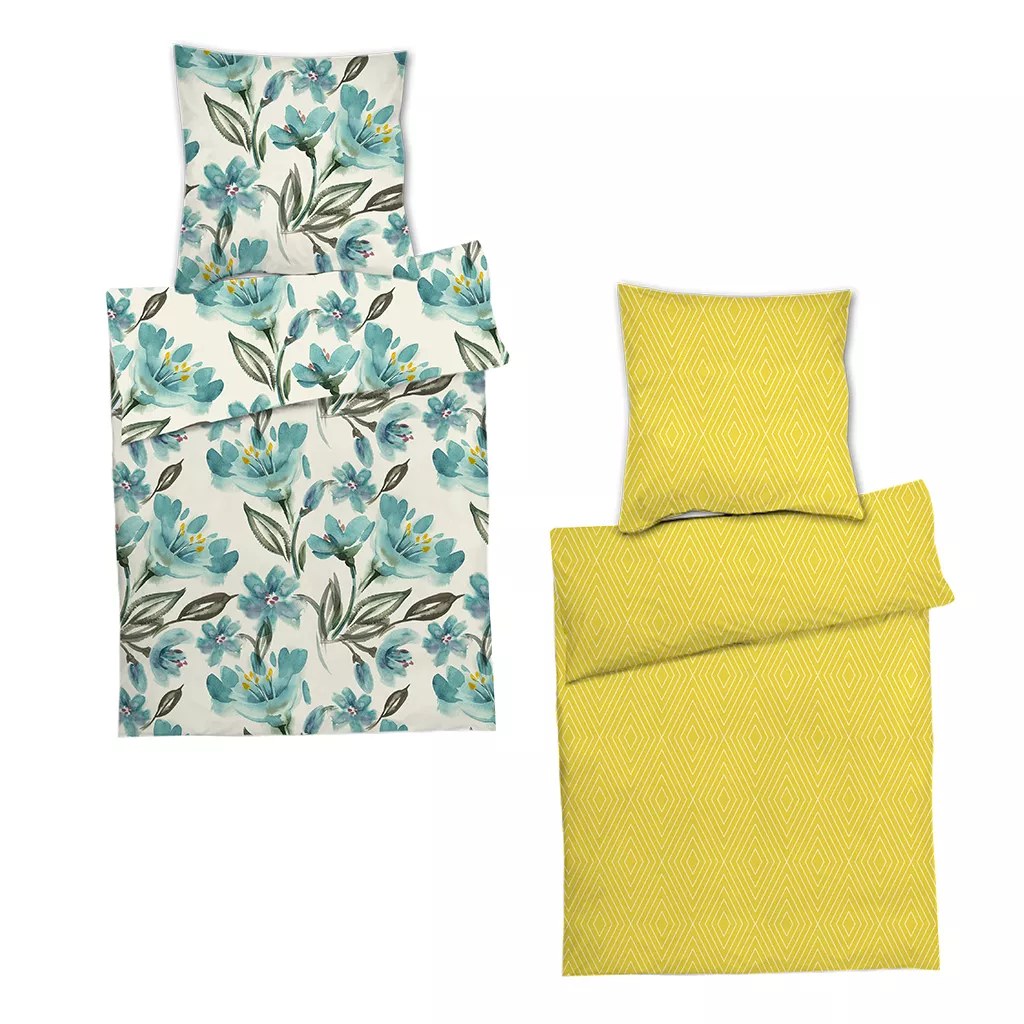 Parure de lit en coton renforcé 135x200cm Nicki