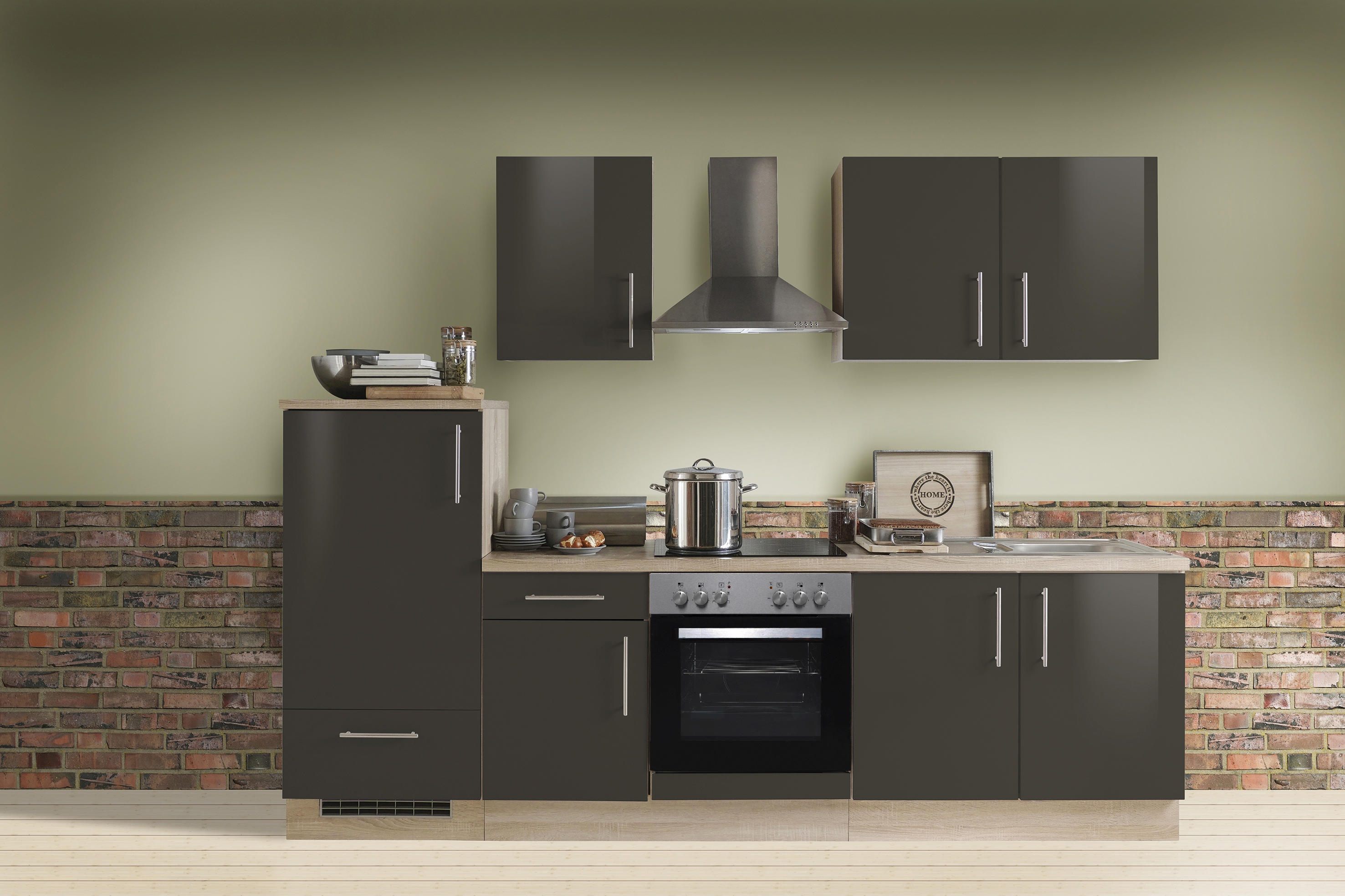 Bloc cuisine avec électroménager KONSTANZA Bloc cuisine avec électroménager KONSTANZA