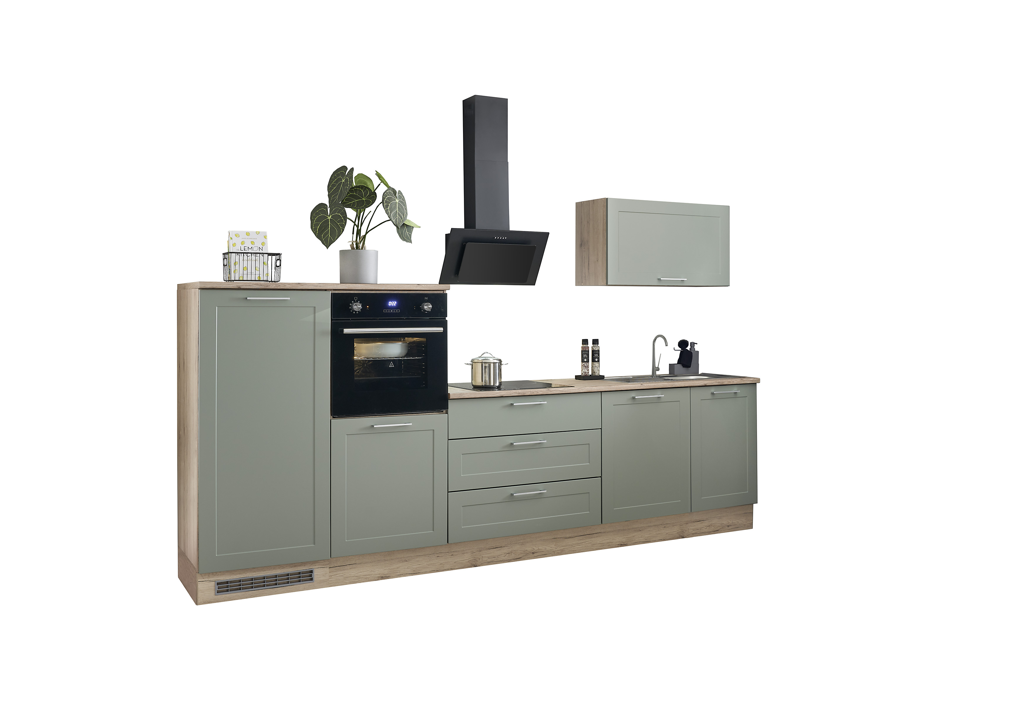 Bloc cuisine avec électroménager HASTINGS (bloc cuisine - meuble pour électroménager- meuble pour four) II